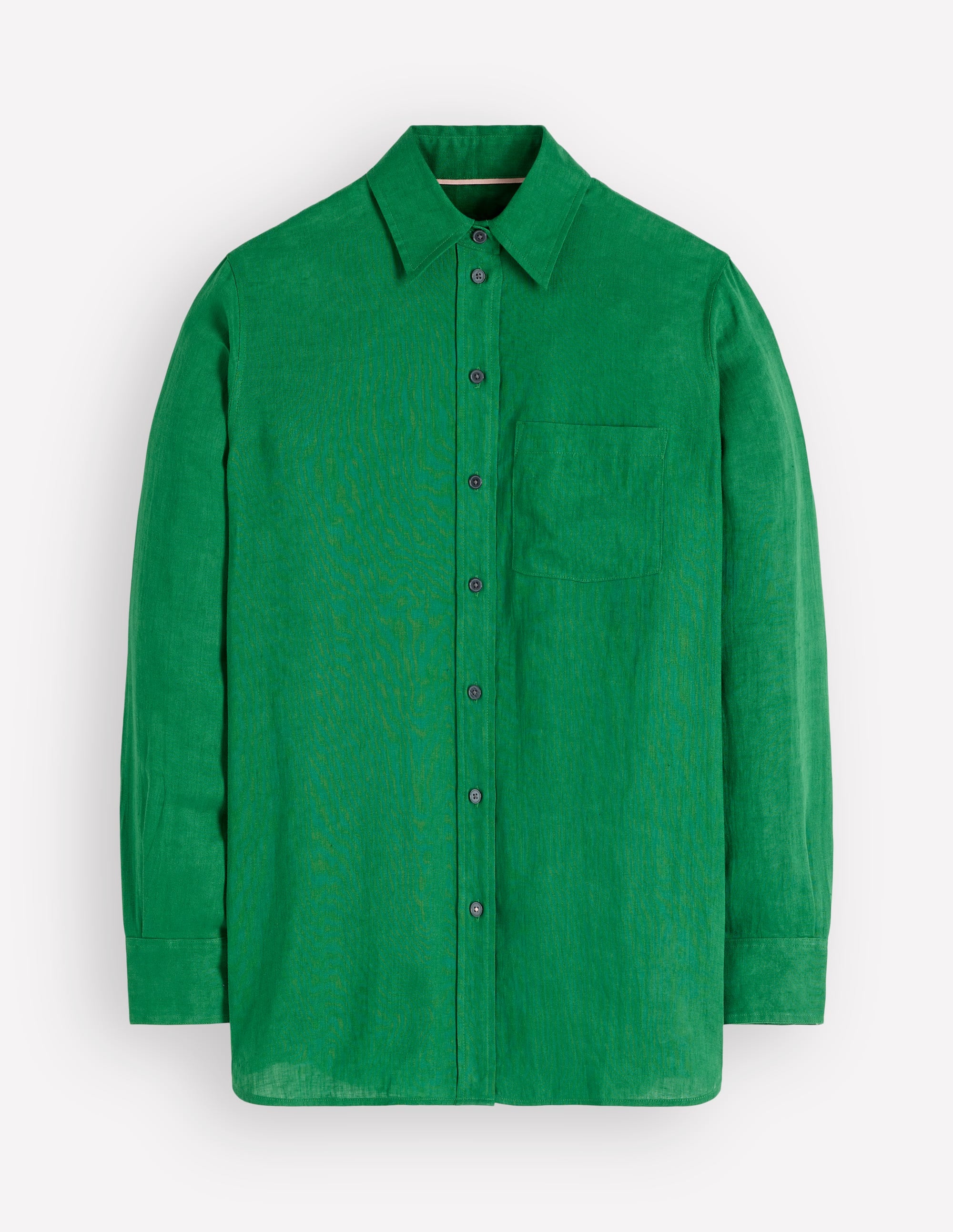 Chemise décontractée Sadie en lin-Vert frais - Image 6