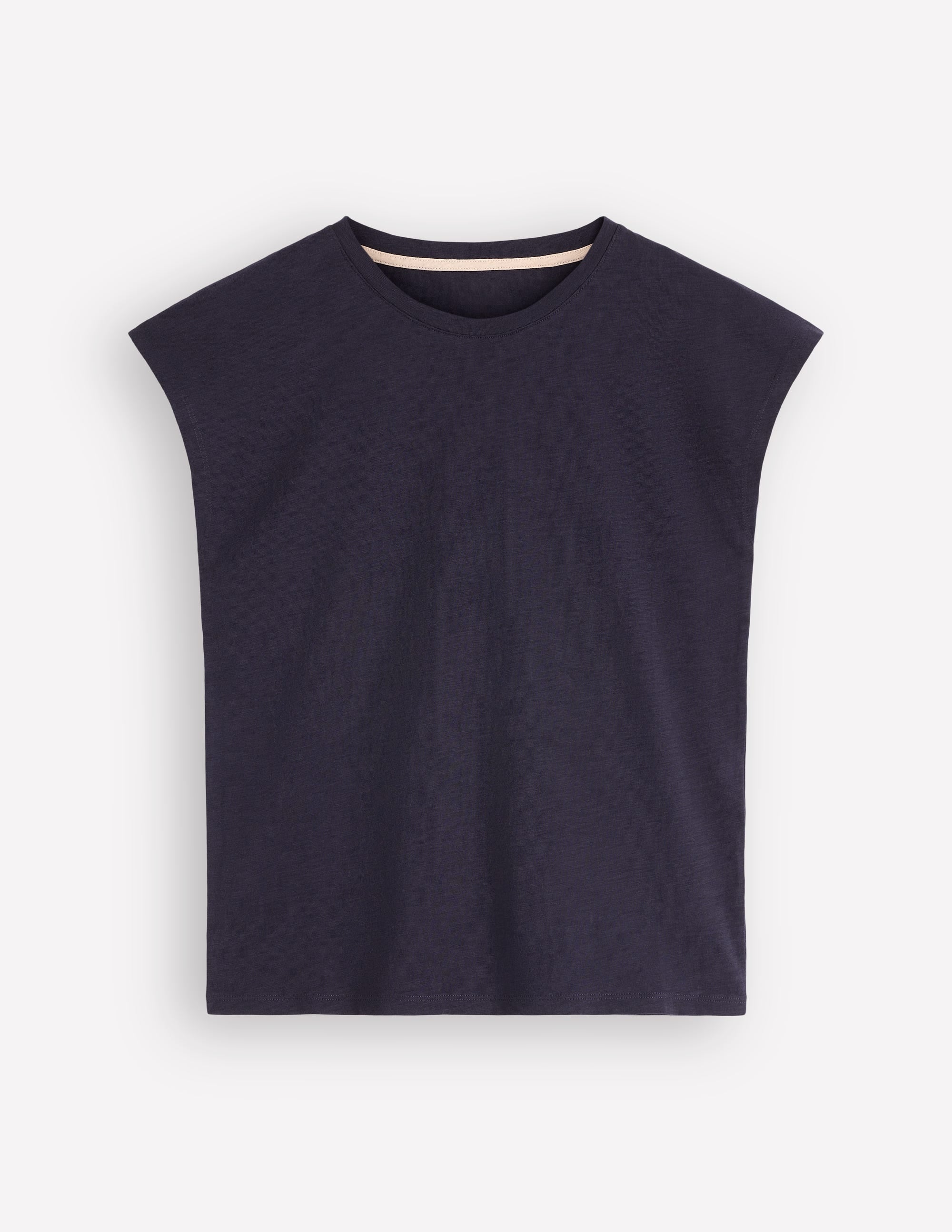 Bedrucktes T-Shirt mit Flammgarn-Marineblau - Image 5