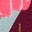 Rosa Bedrucktes Sweatshirt-Bunt, Botanisches Muster