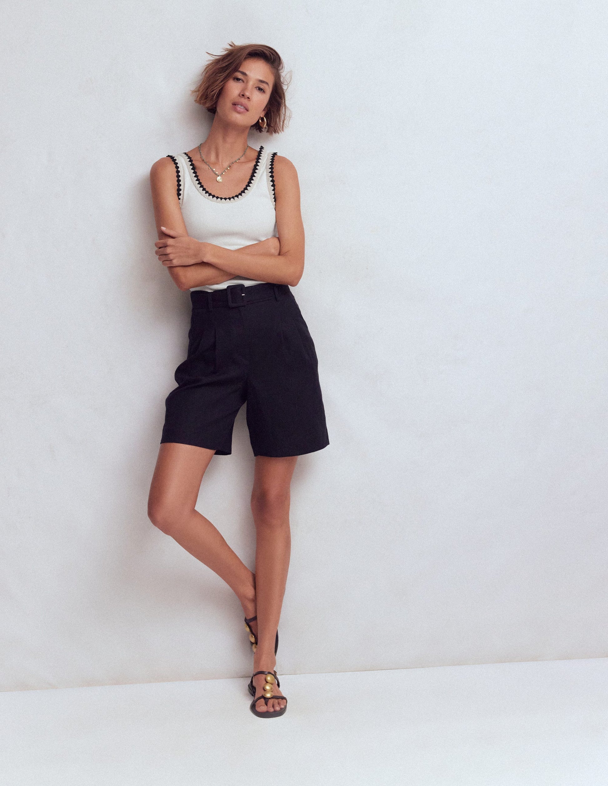 Maddie Top mit Besatz-Naturweiß-4