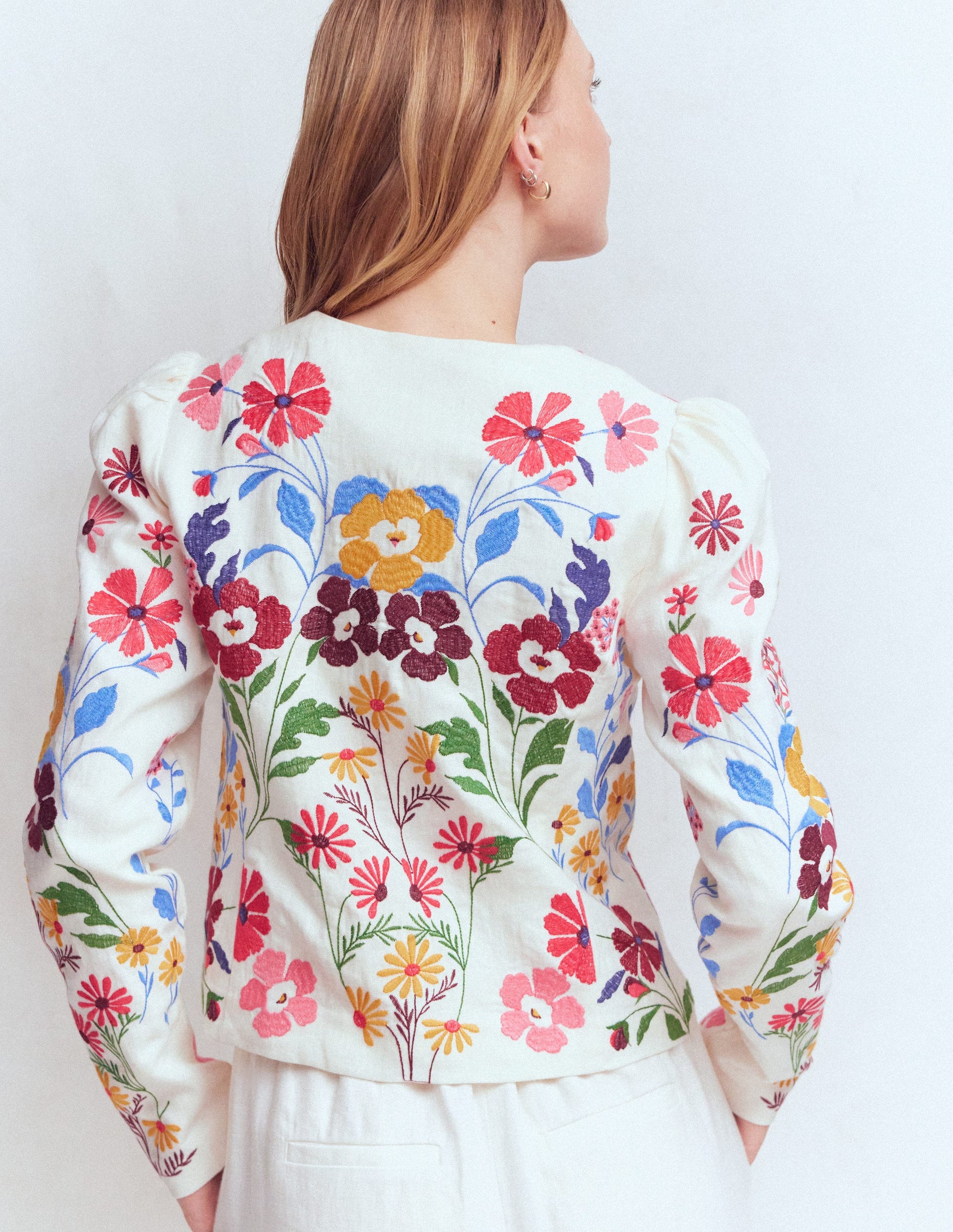 Veste Salisbury à manches bouffantes-Multi, broderie-5