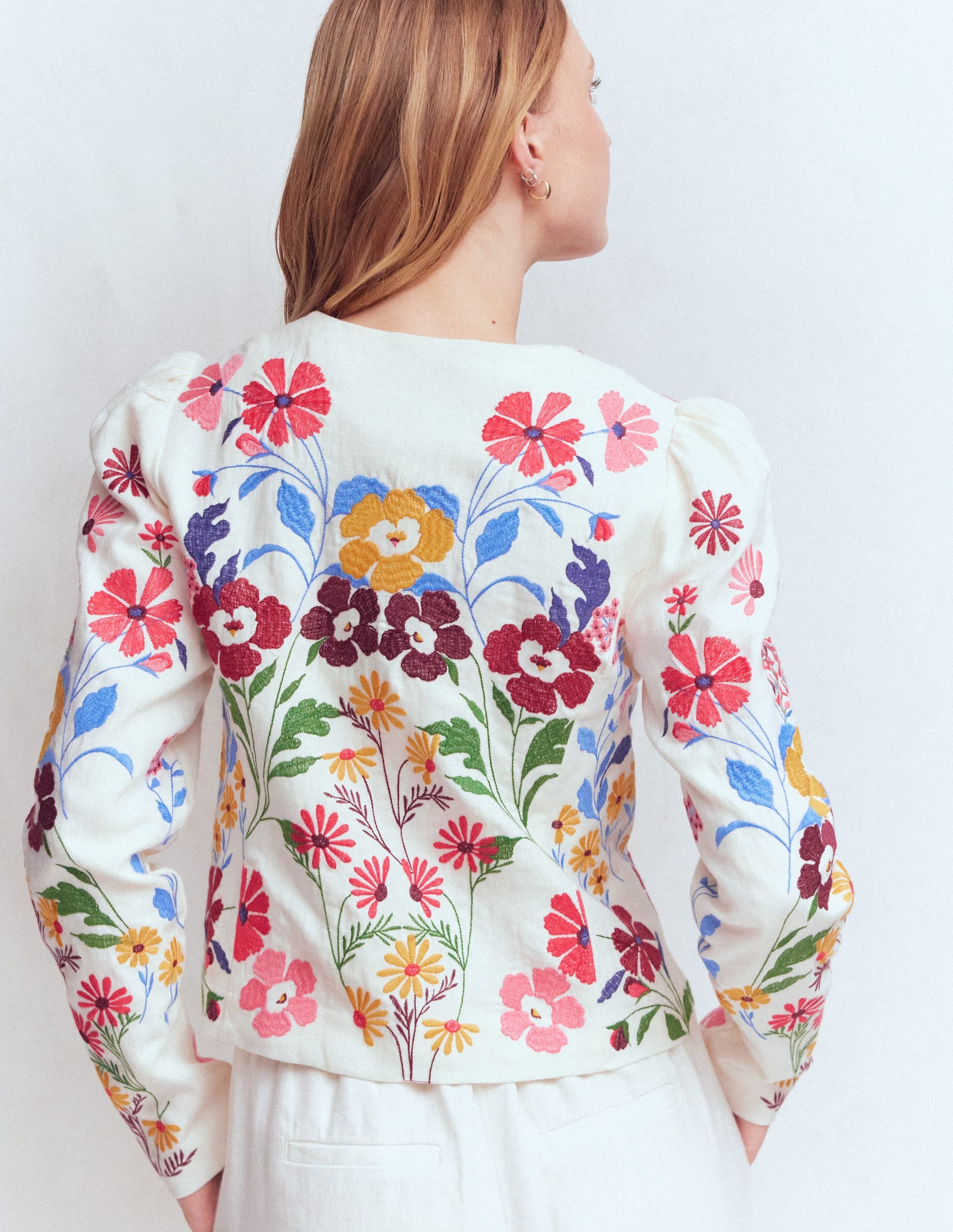 Veste Salisbury à manches bouffantes-Multi, broderie - Image 4
