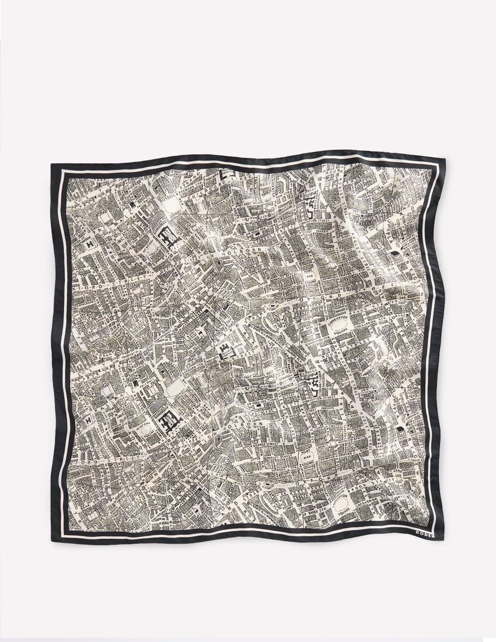 Elisabeth Quadratischer Seidenschal-Karte von London - Image 4