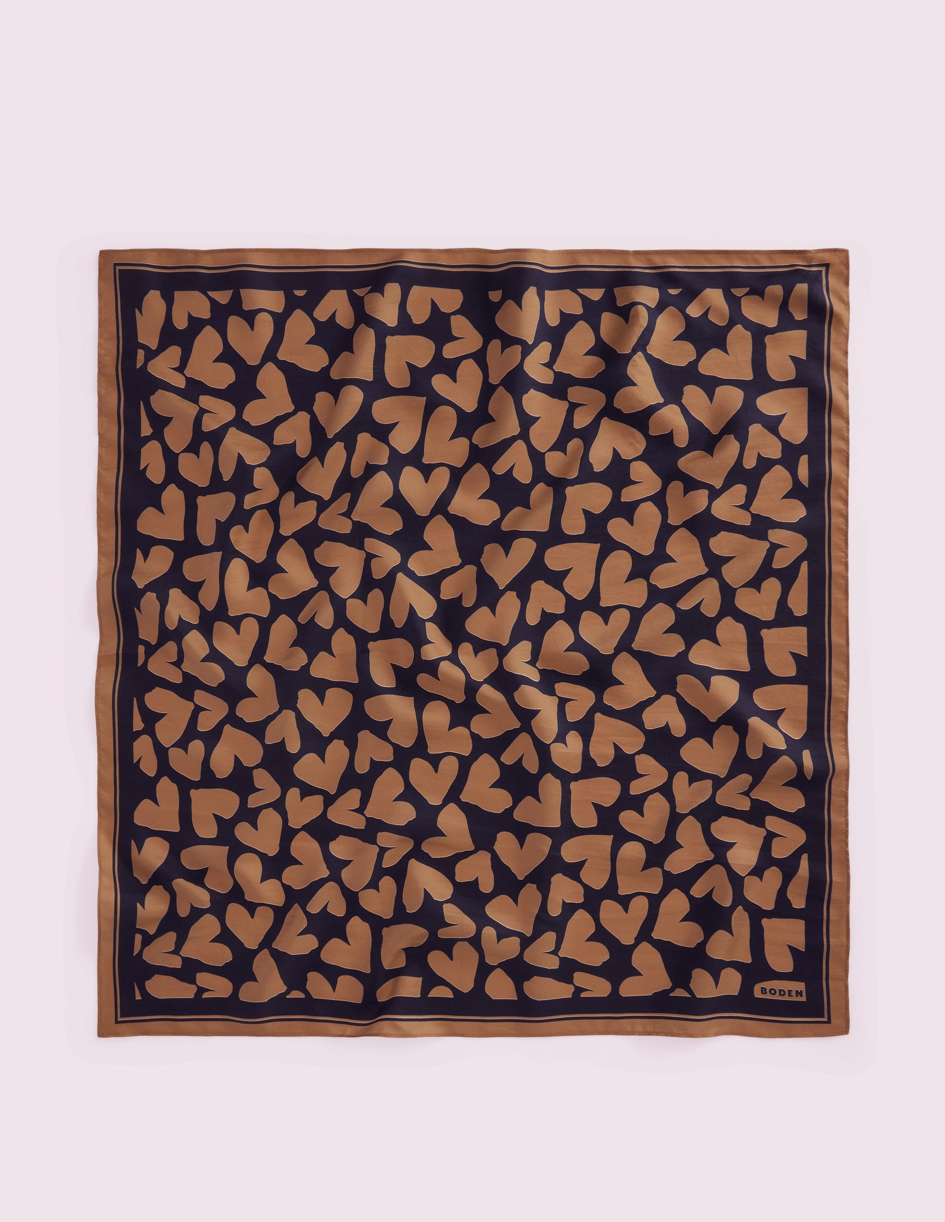 Elisabeth Silk Square Scarf-Heart Scatter-4