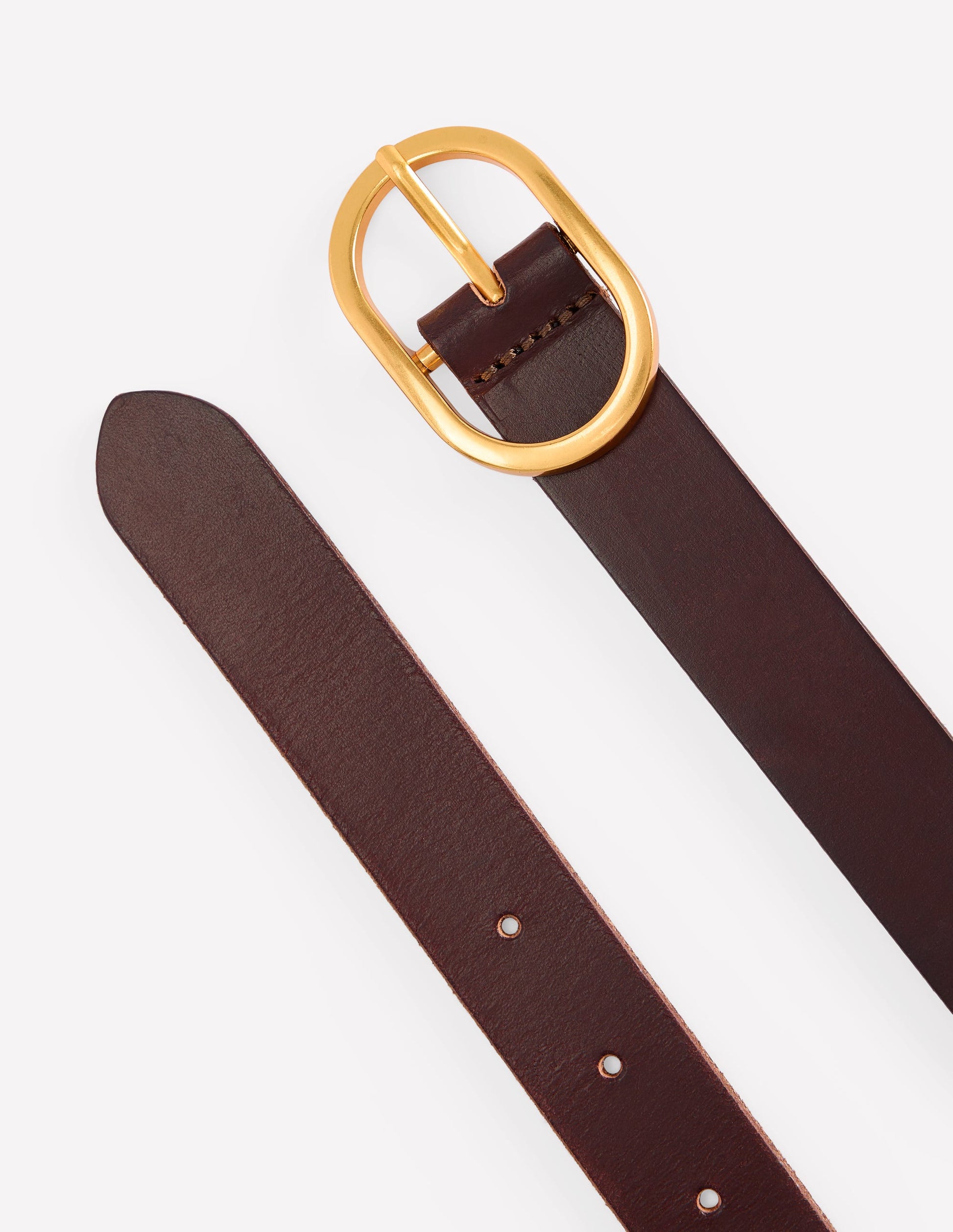 Classic Leather Belt-Bitter Choc-3