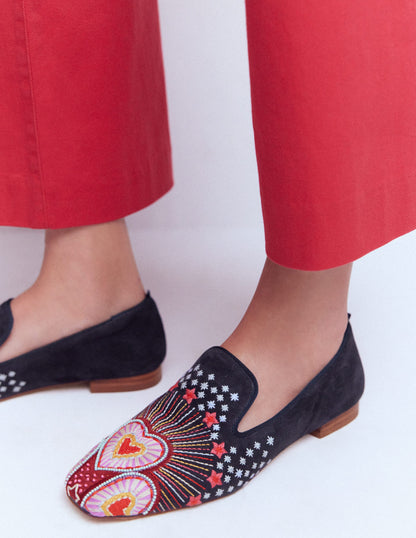 Loafer im Slipper-Stil-Marineblau-1