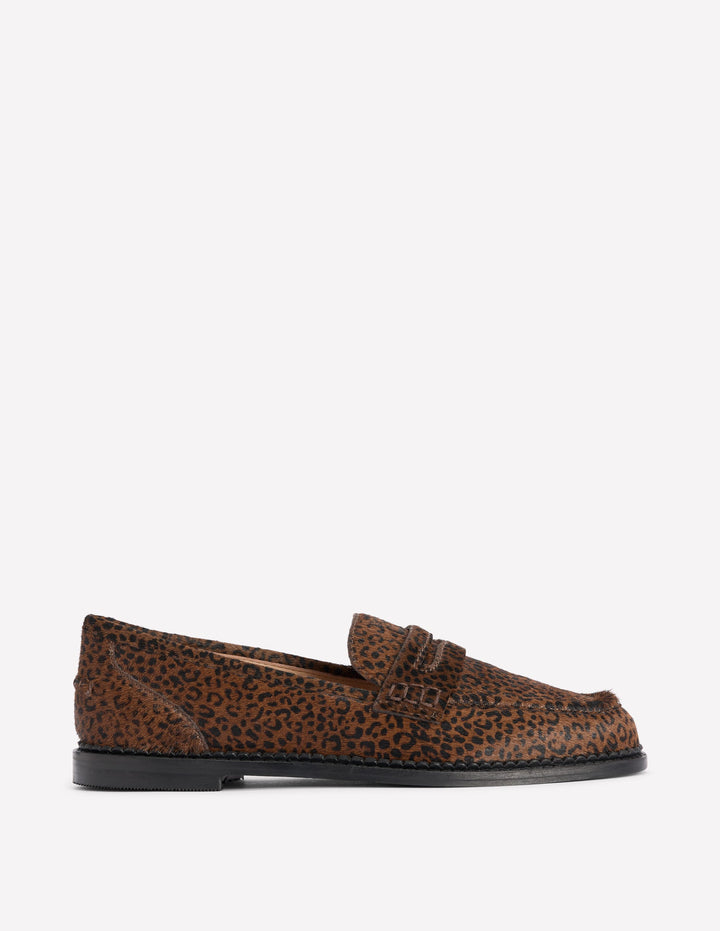 Nya Pennyloafer-Mini Leopardenmuster