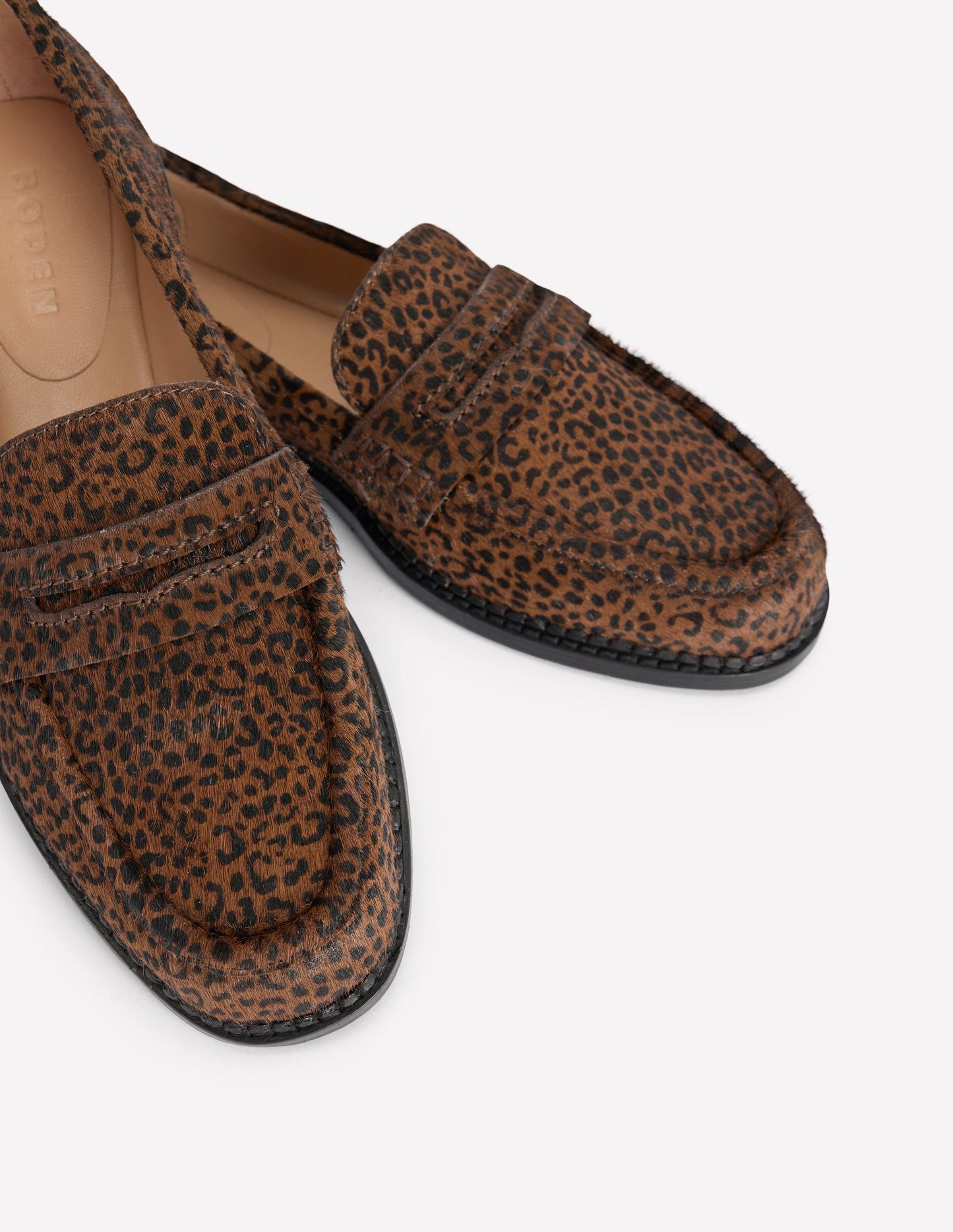 Nya Pennyloafer-Mini Leopardenmuster