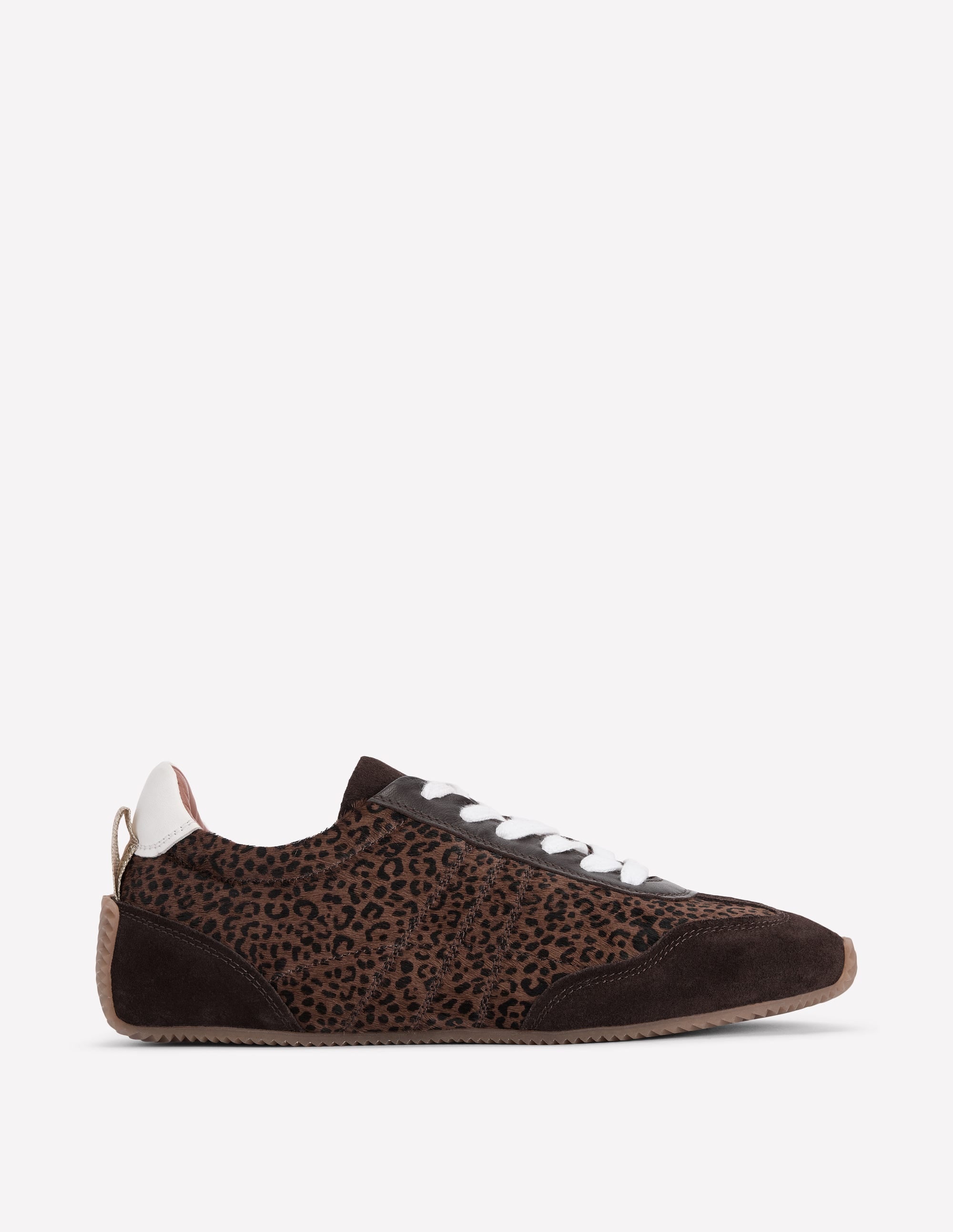 Delphine Sneaker mit schmaler Sohle-Mohair, Leopardenmuster - Image 1