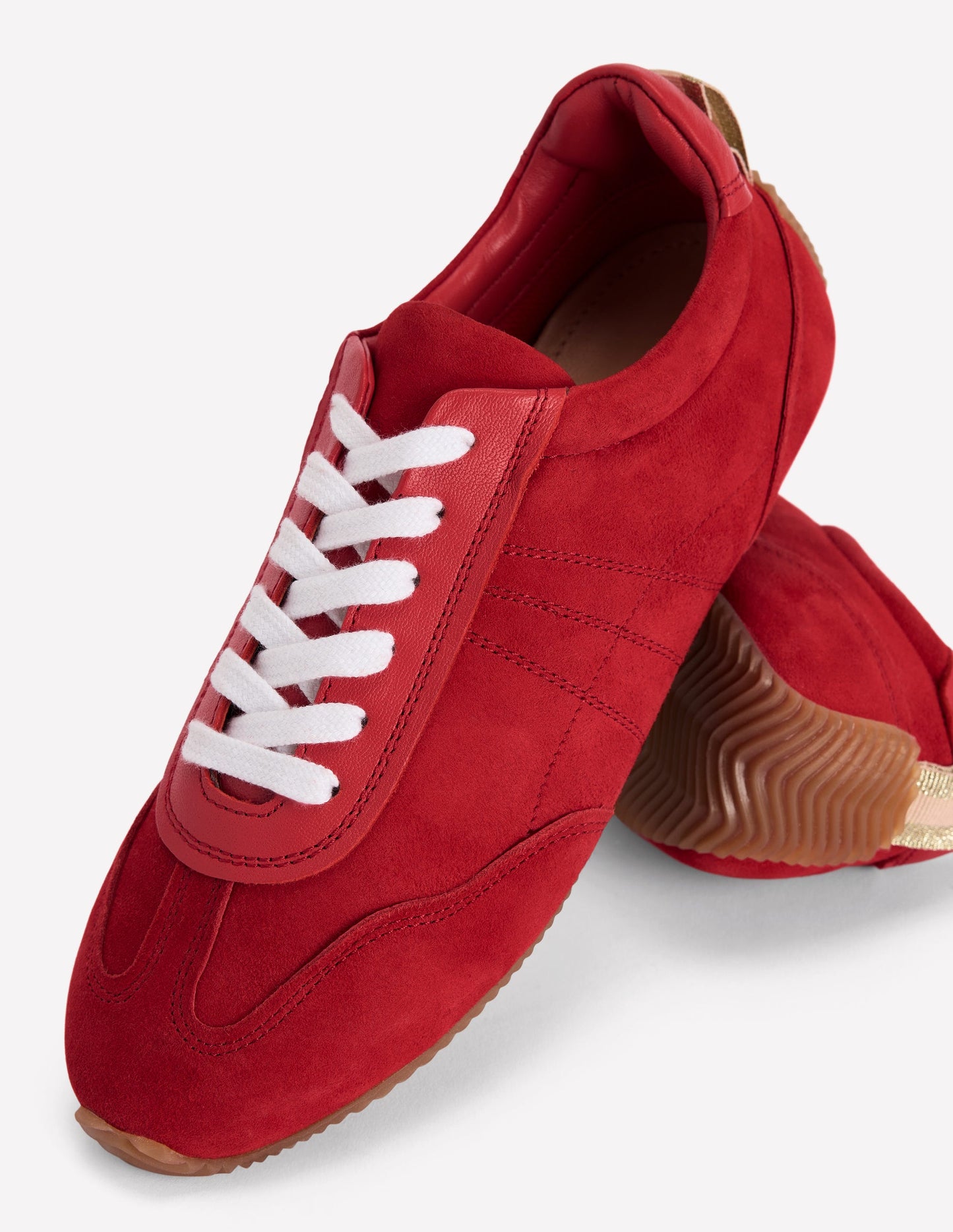 Delphine Sneaker mit schmaler Sohle-ROT