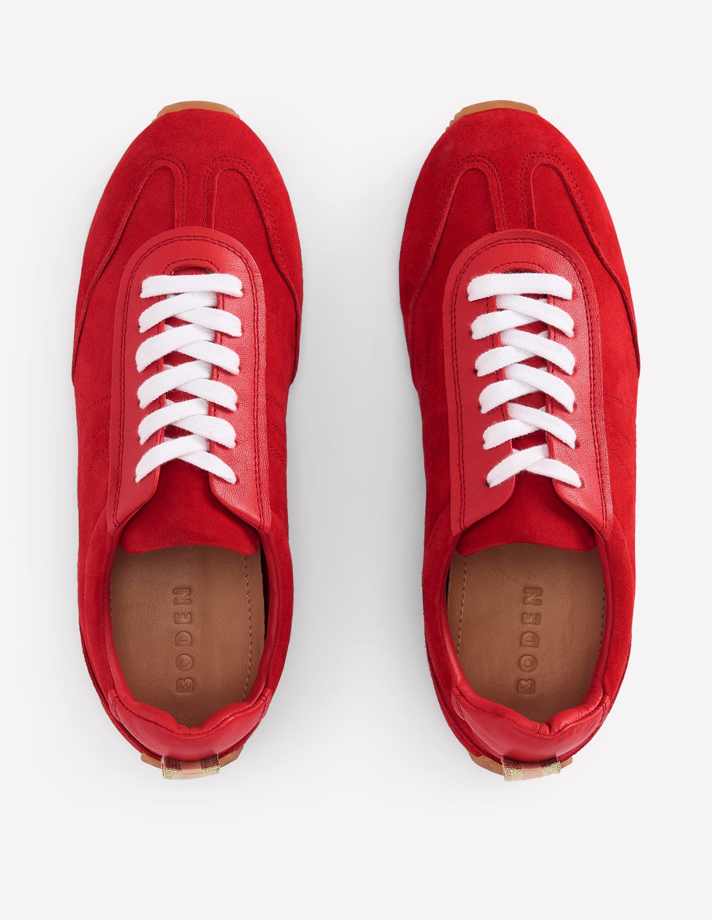 Delphine Sneaker mit schmaler Sohle-ROT