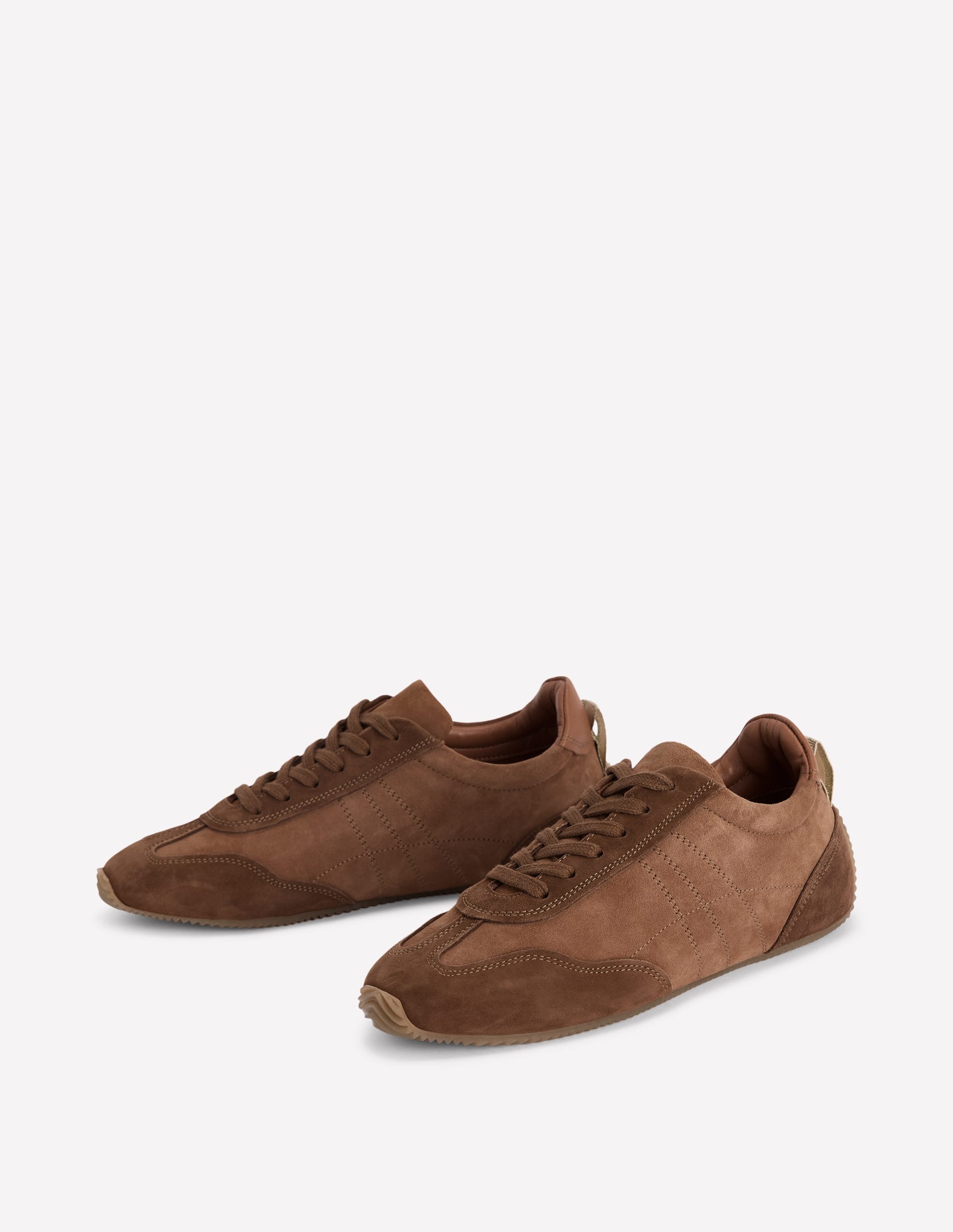 Delphine Sneaker mit schmaler Sohle-Hellbraun - Image 4