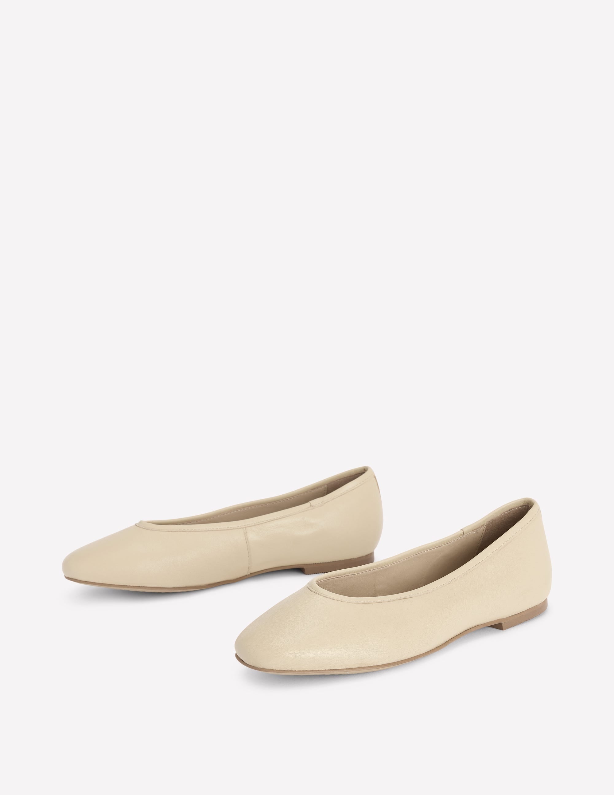 Hoch geschnittene Ballerinas-Buttergelb - Image 4