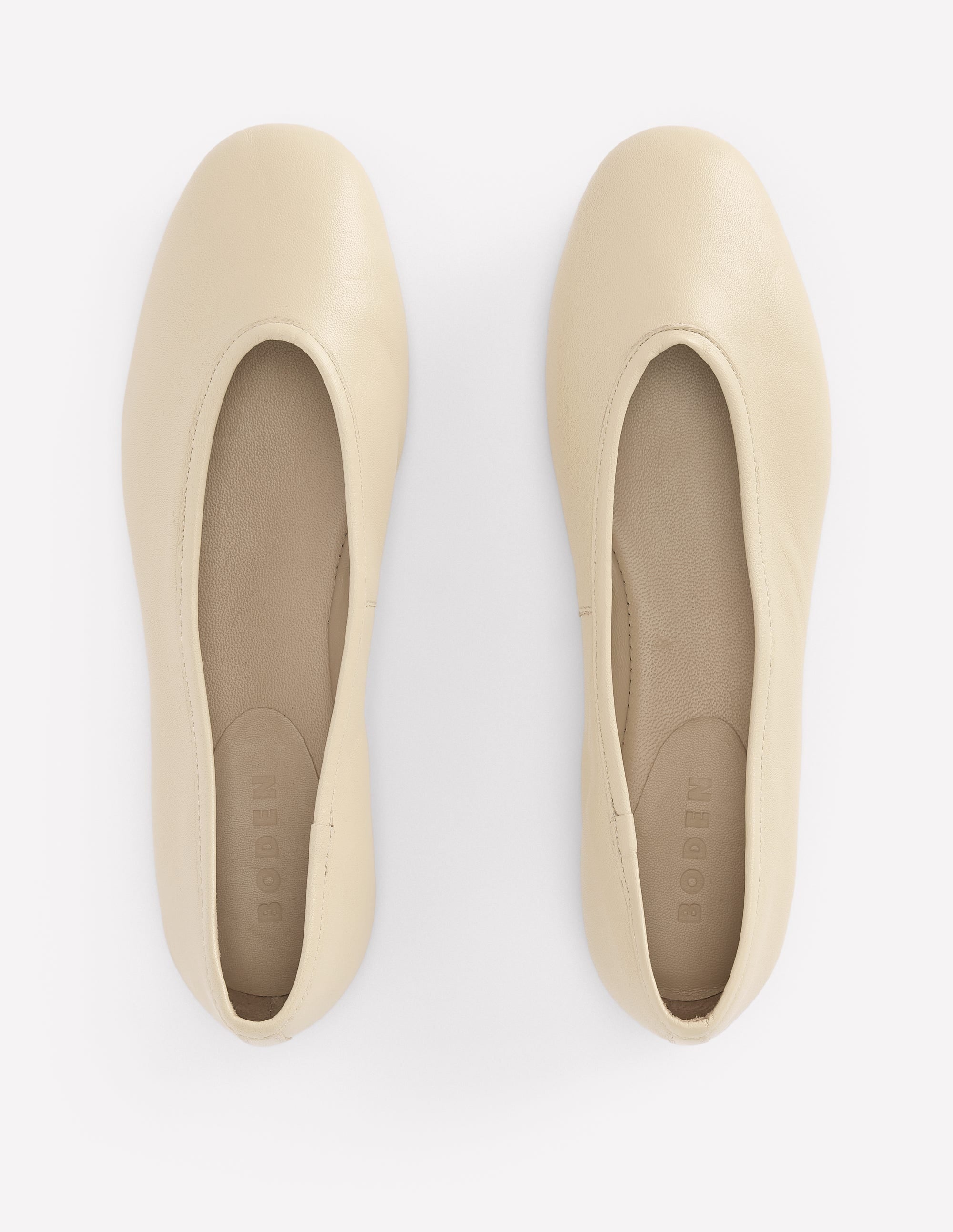 Hoch geschnittene Ballerinas-Buttergelb - Image 6