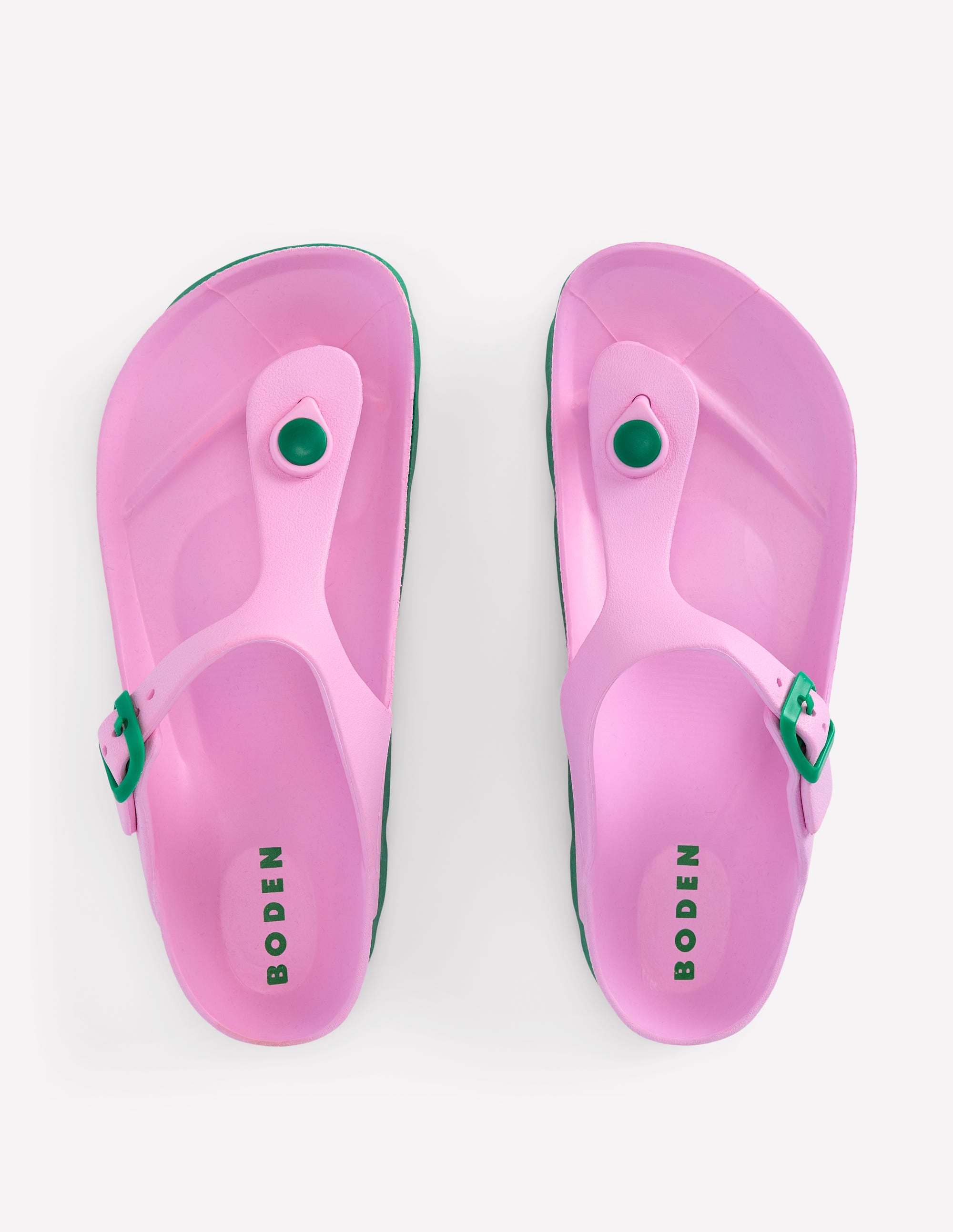 Lyla Sandalen mit Zehensteg-Rosa/Grün - Image 6
