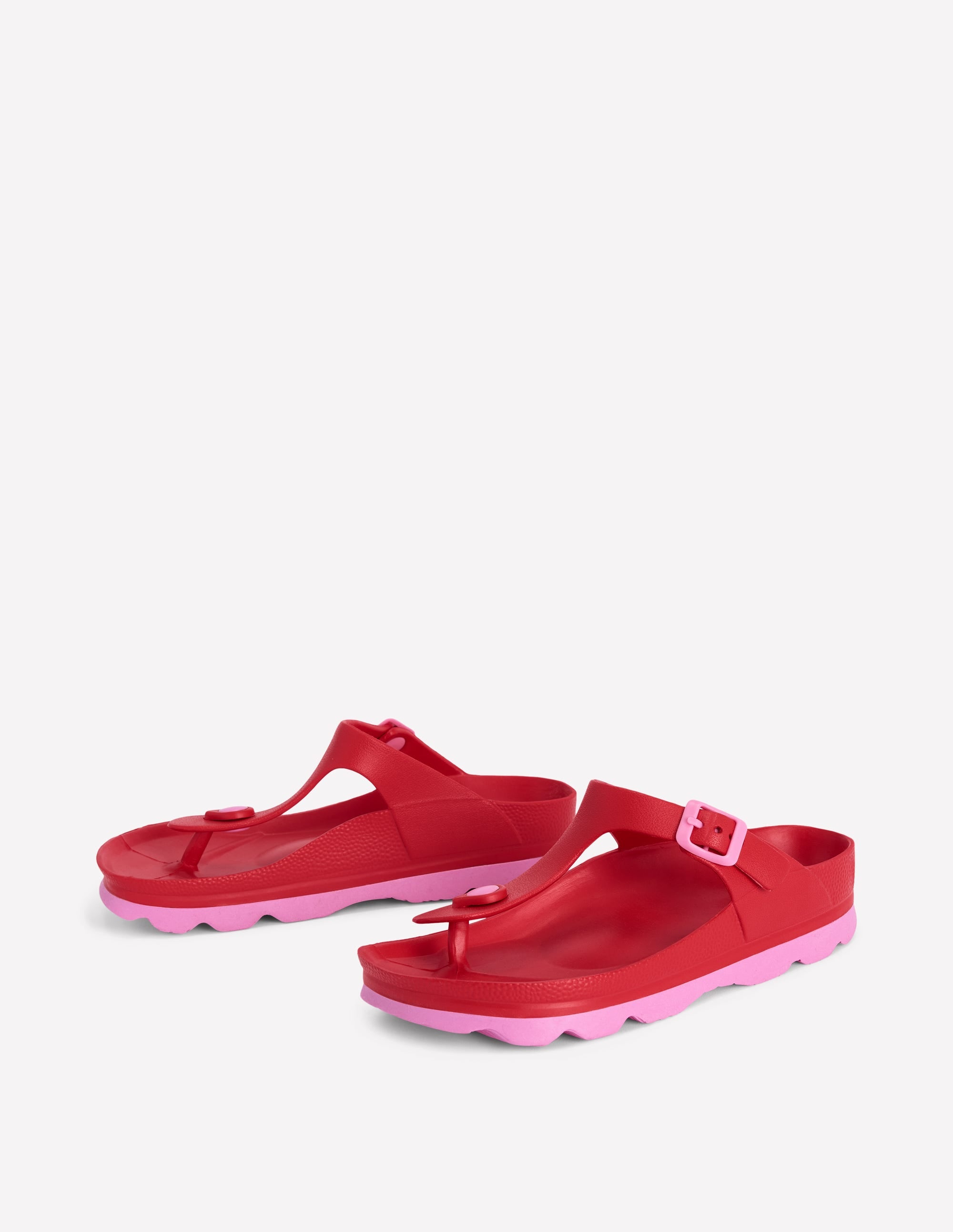 Lyla Sandalen mit Zehensteg-Rot/Rosa - Image 3