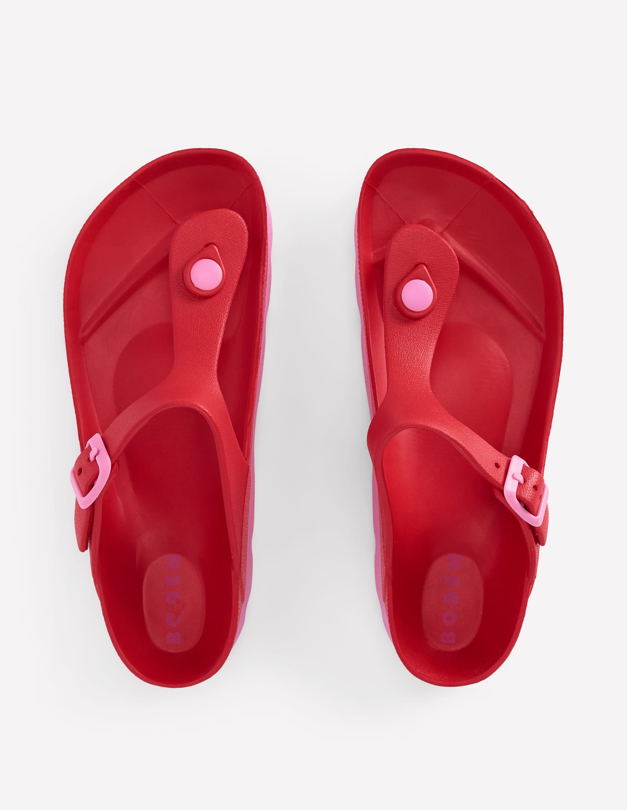 Lyla Sandalen mit Zehensteg-Rot/Rosa - Image 5