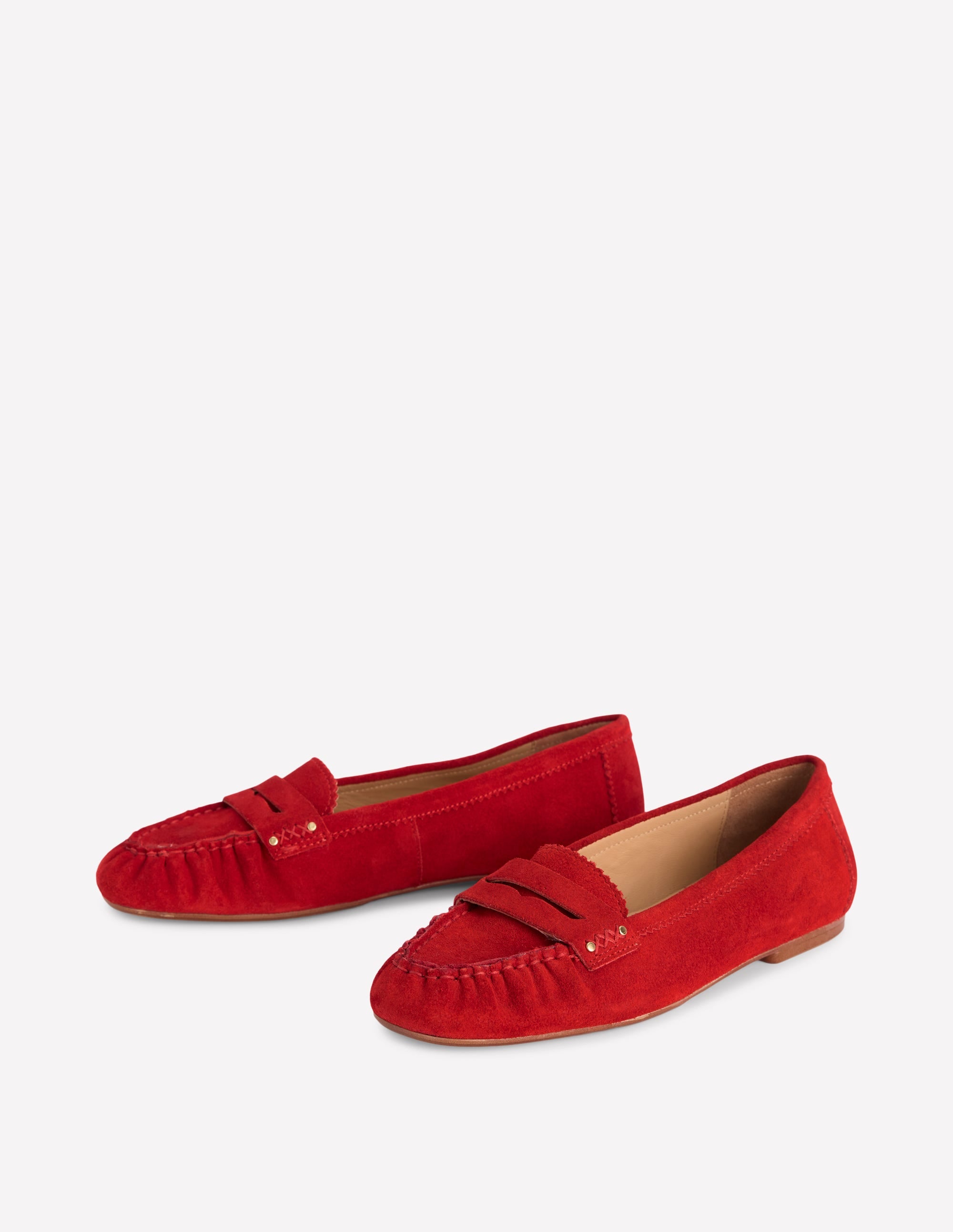 Klassische Pennyloafer-ROT - Image 4