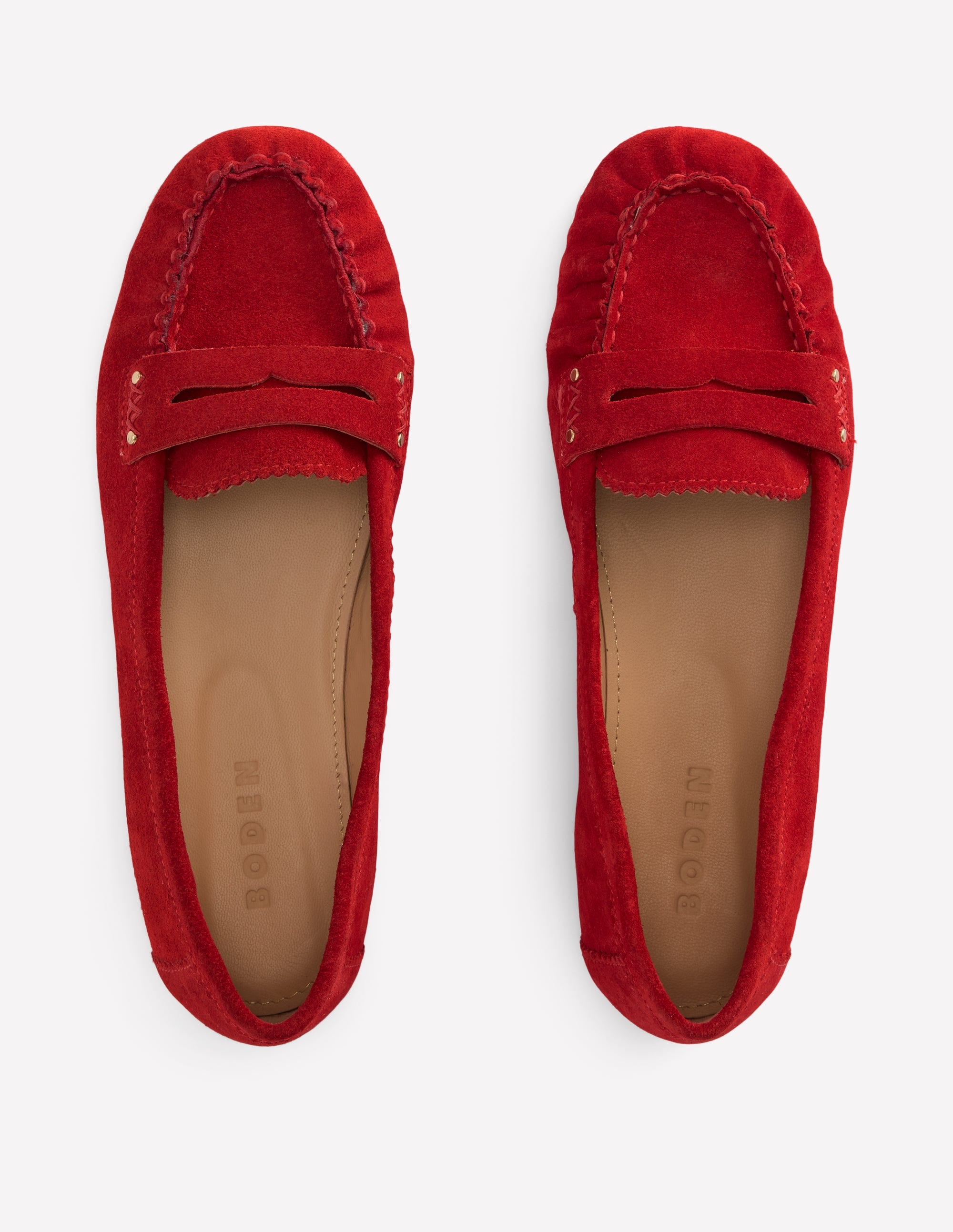 Klassische Pennyloafer-ROT - Image 5