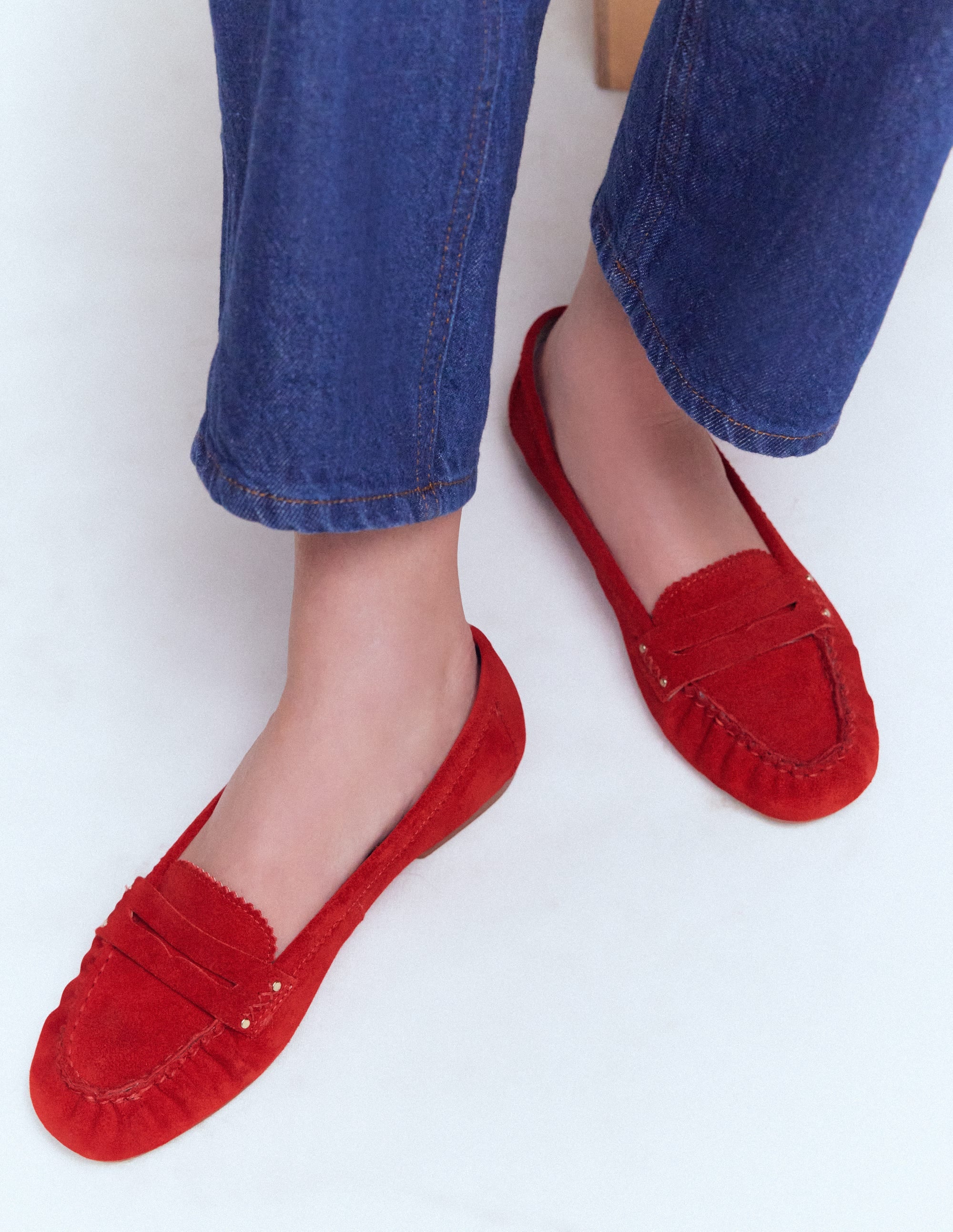 Klassische Pennyloafer-ROT - Image 2