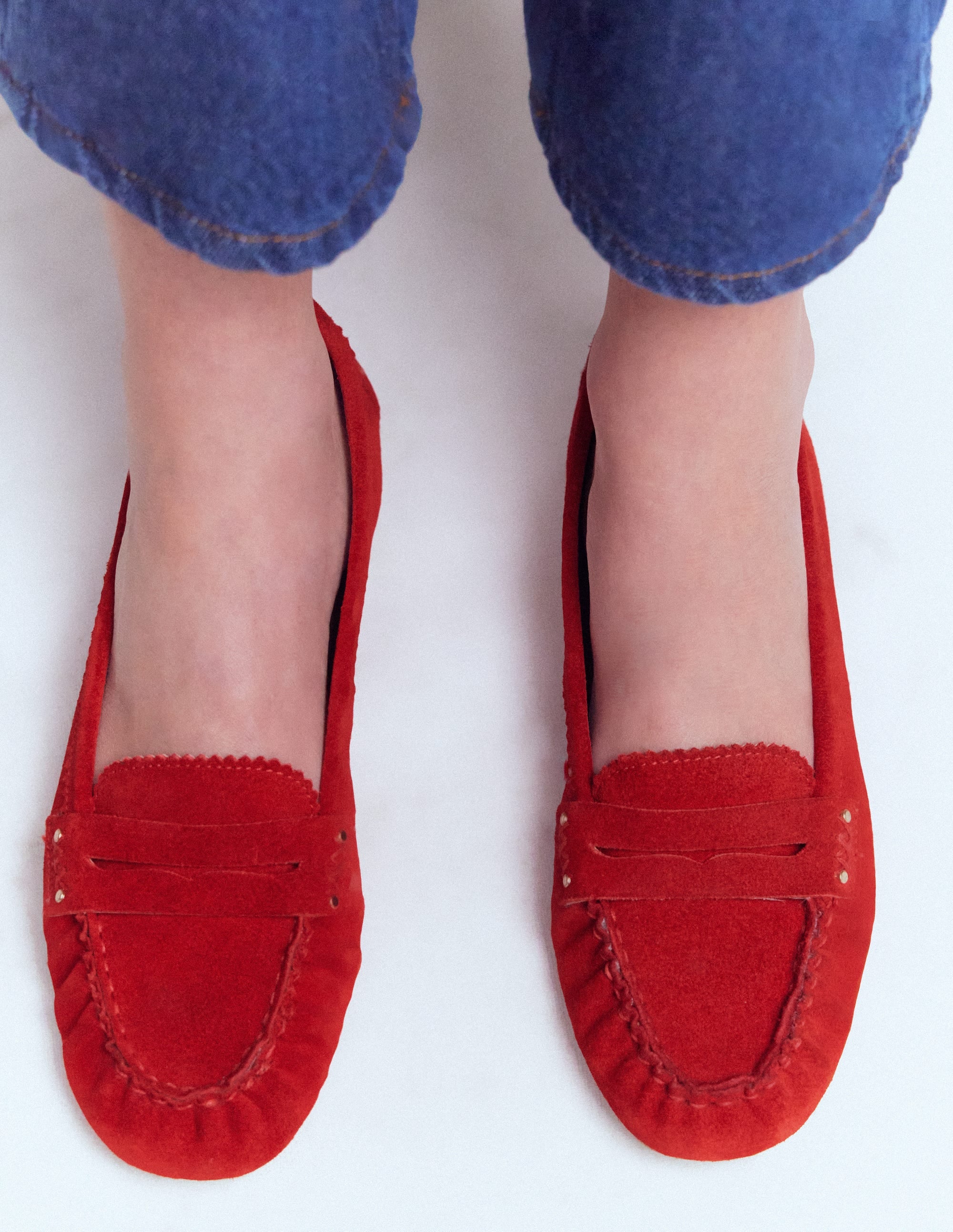 Klassische Pennyloafer-ROT - Image 3