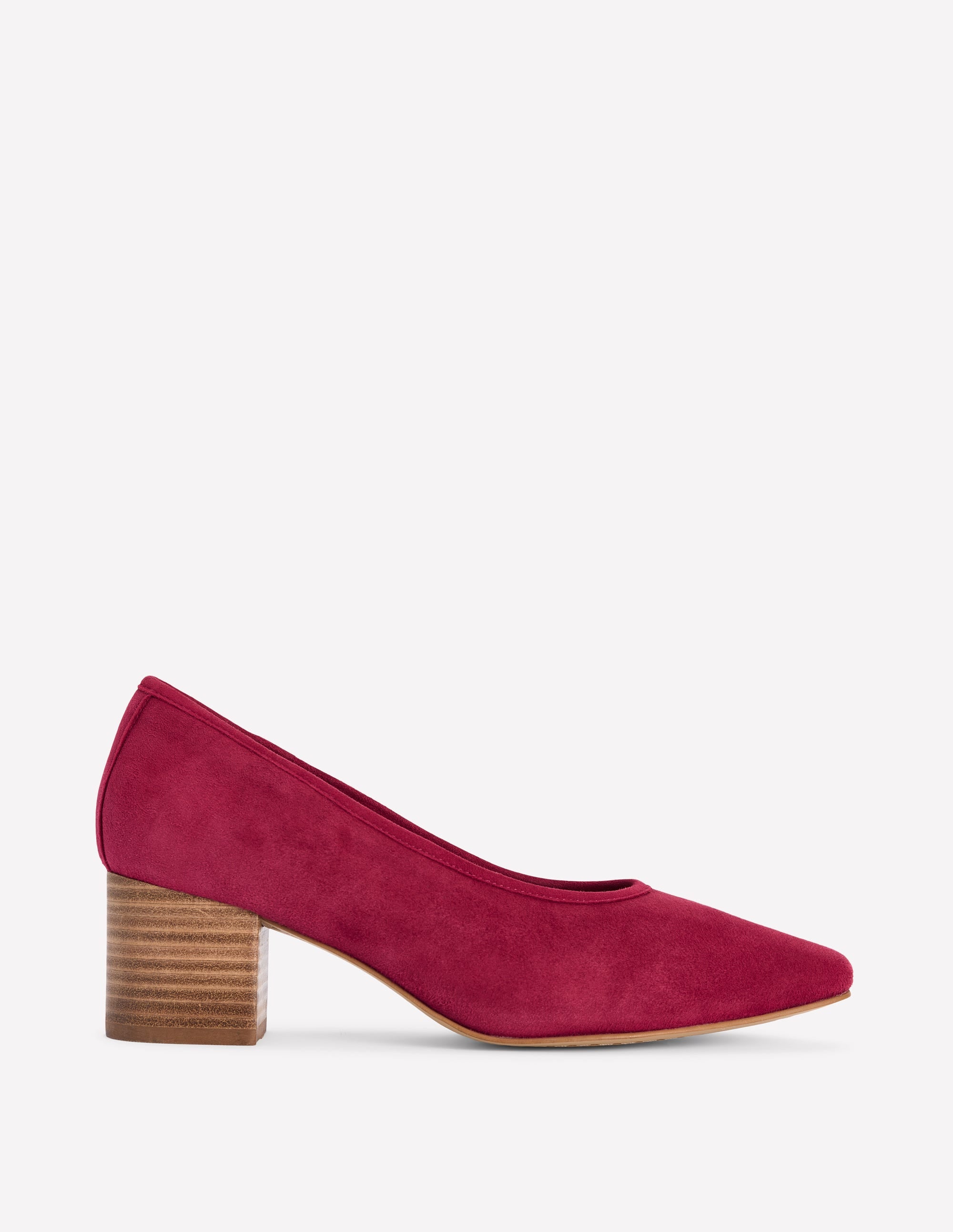 Schuhe mit geschlossener Fersenpartie und Blockabsatz-ROT - Image 1