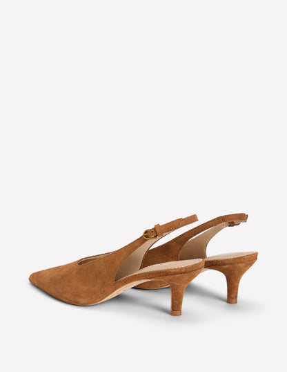 Hochgeschnittene Slingback-Pumps-Hellbraun-6