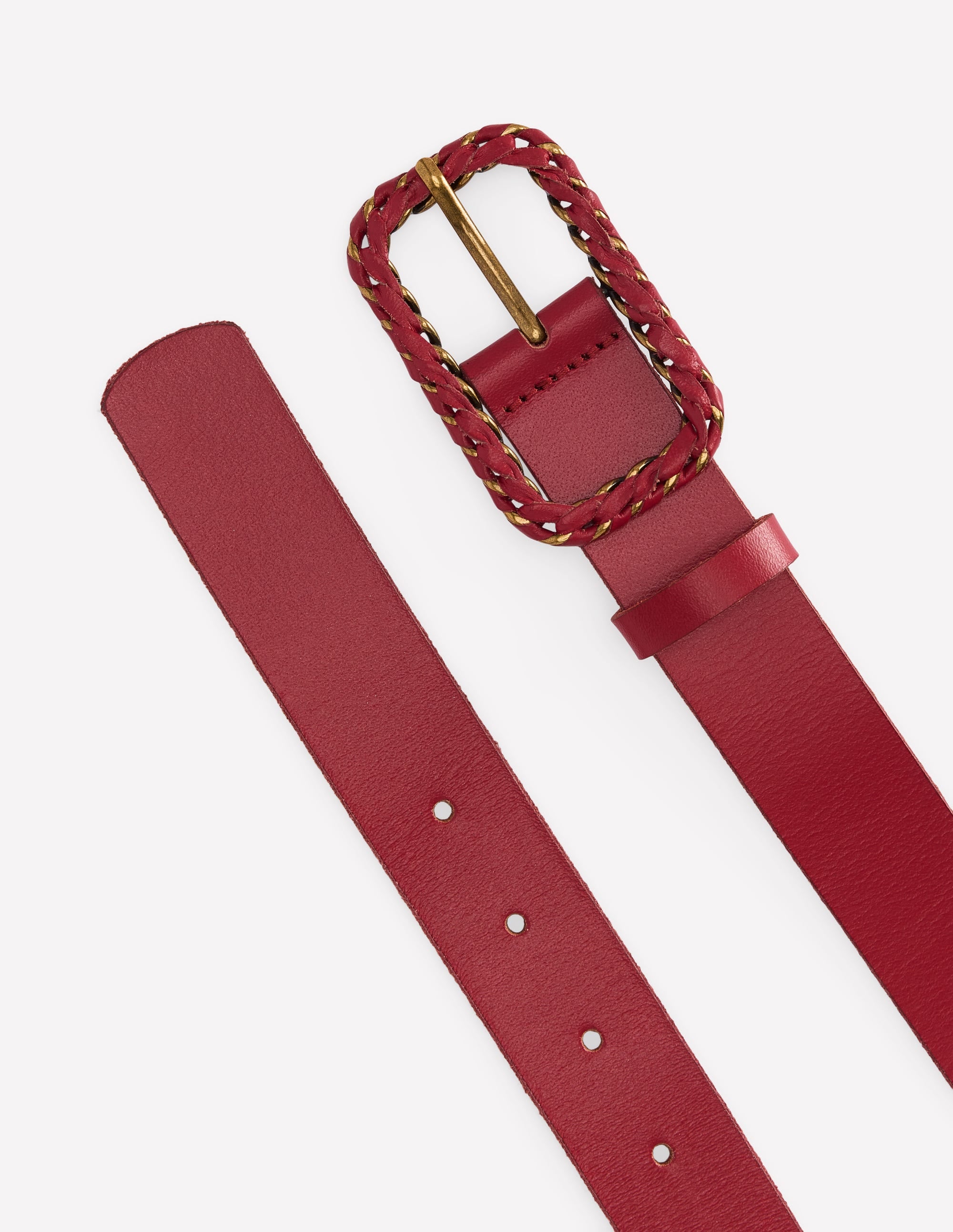 Geflochtener Gürtel mit Metalldetails-Granatapfel - Image 3