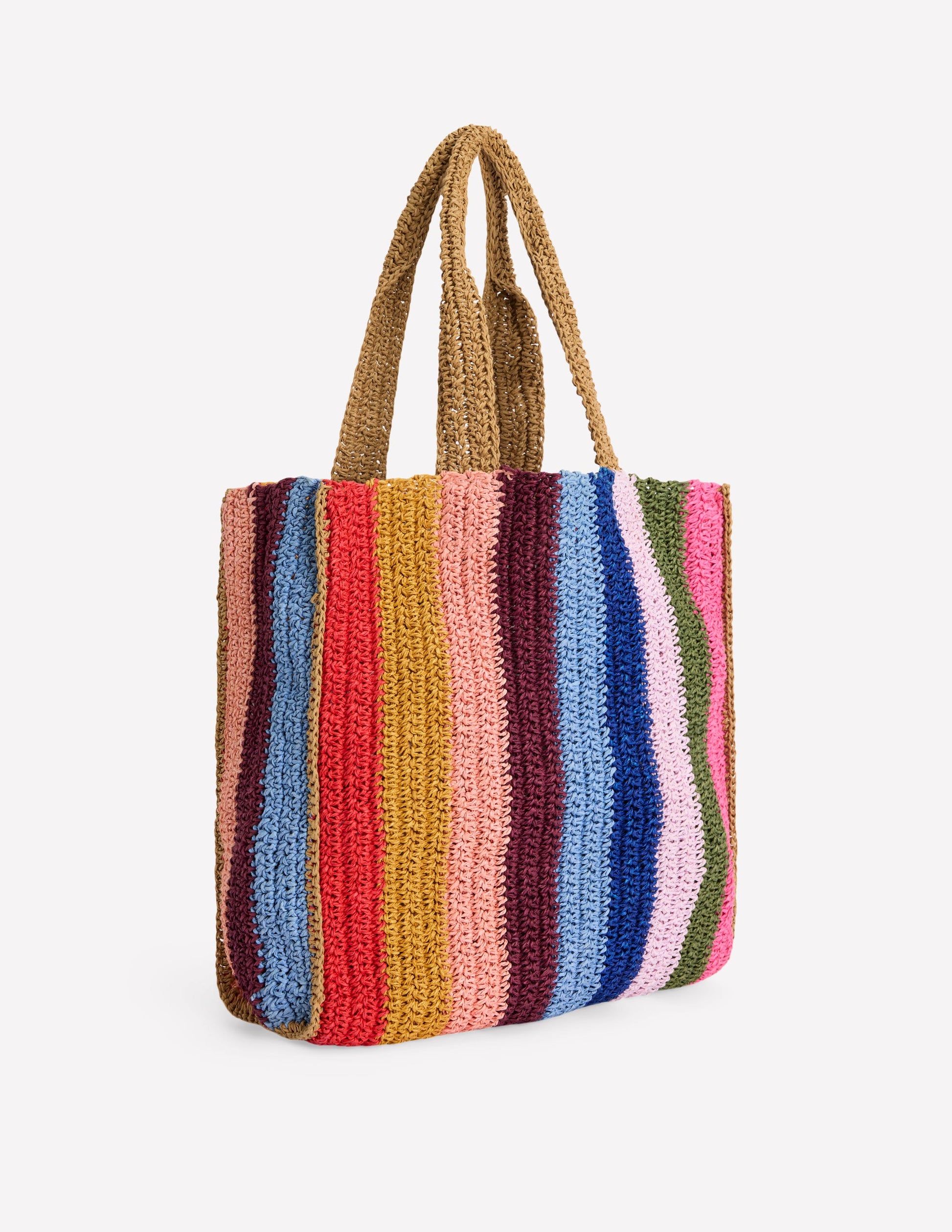 Sac cabas-À Rayures Multicolores-3