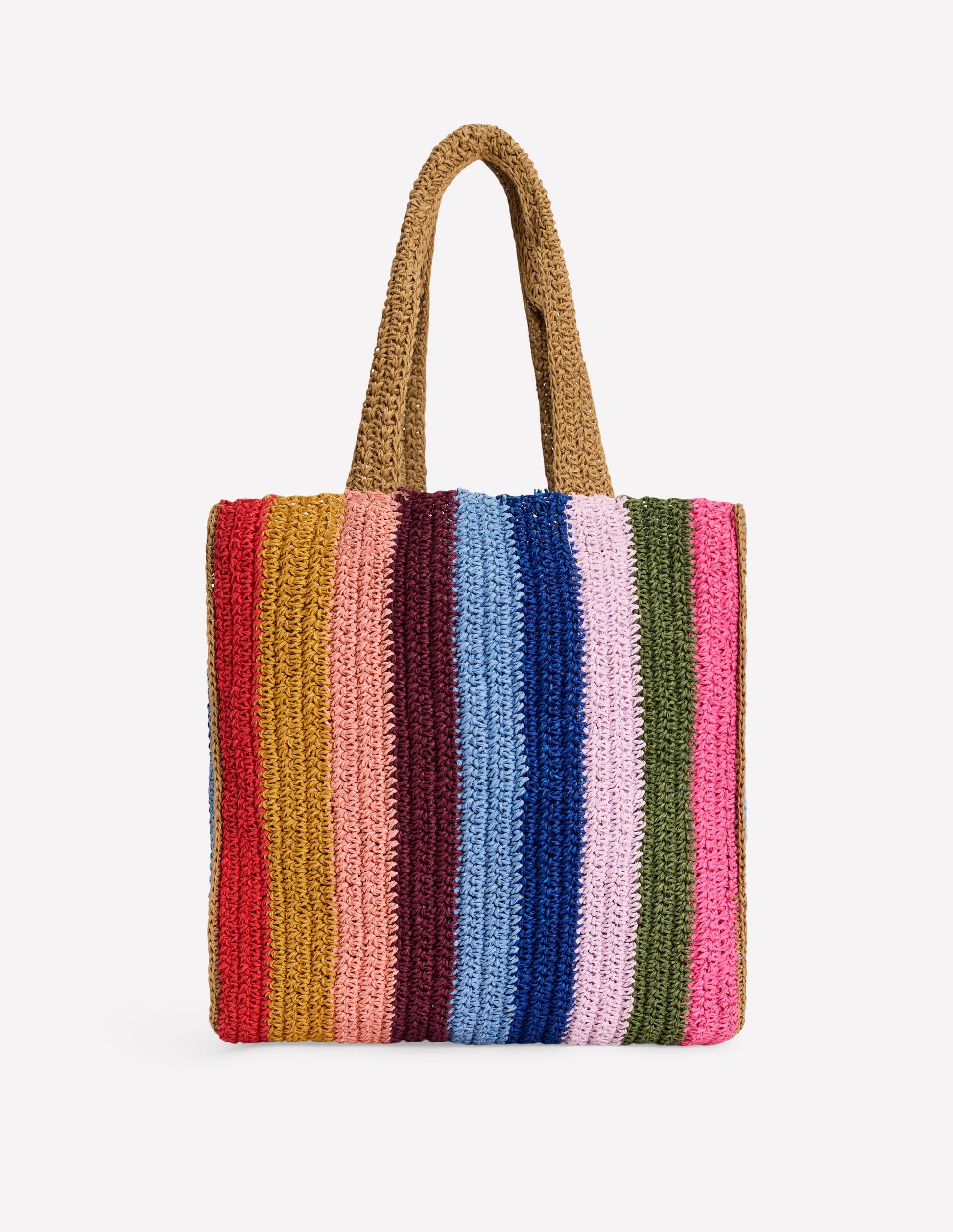 Sac cabas-À Rayures Multicolores-1