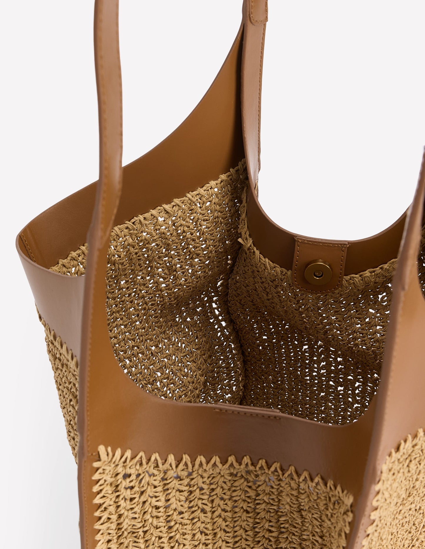 Cabas en paille-Raphia naturel