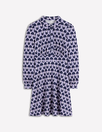 Robe-chemise courte en jersey Orla-Motif Heart Chain-4