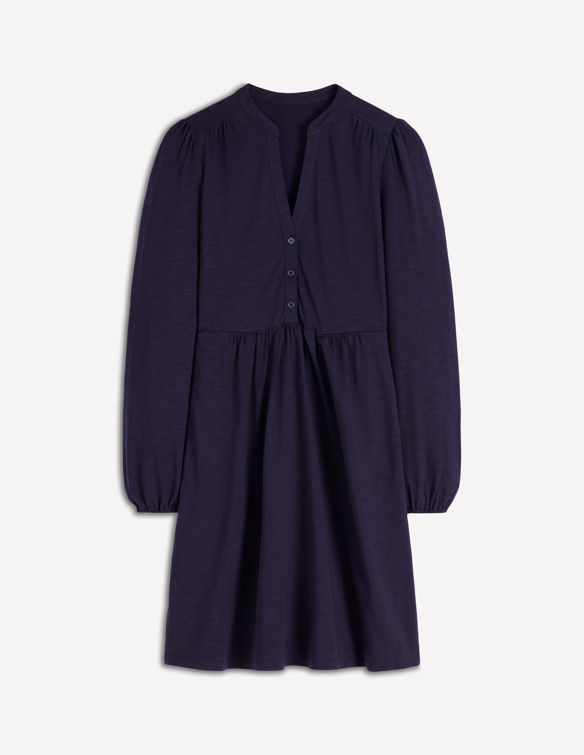 Amy Kurzes Jerseykleid-Marineblau-5