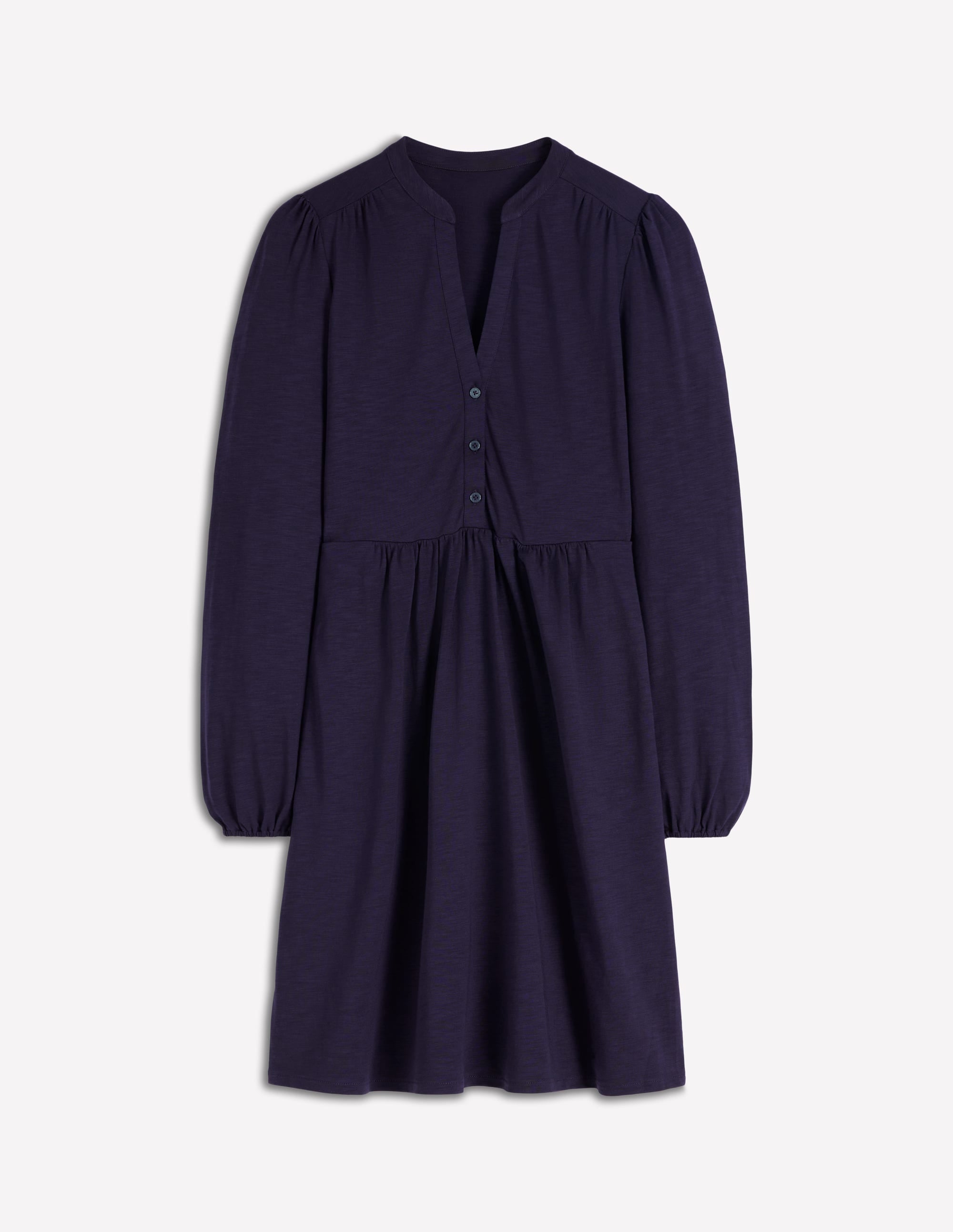 Robe courte Amy en jersey-Bleu marine - Image 5