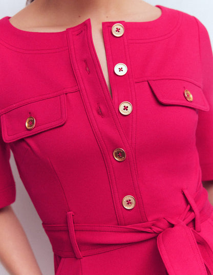 Bria Ponte-Etuikleid-Granatapfel-2