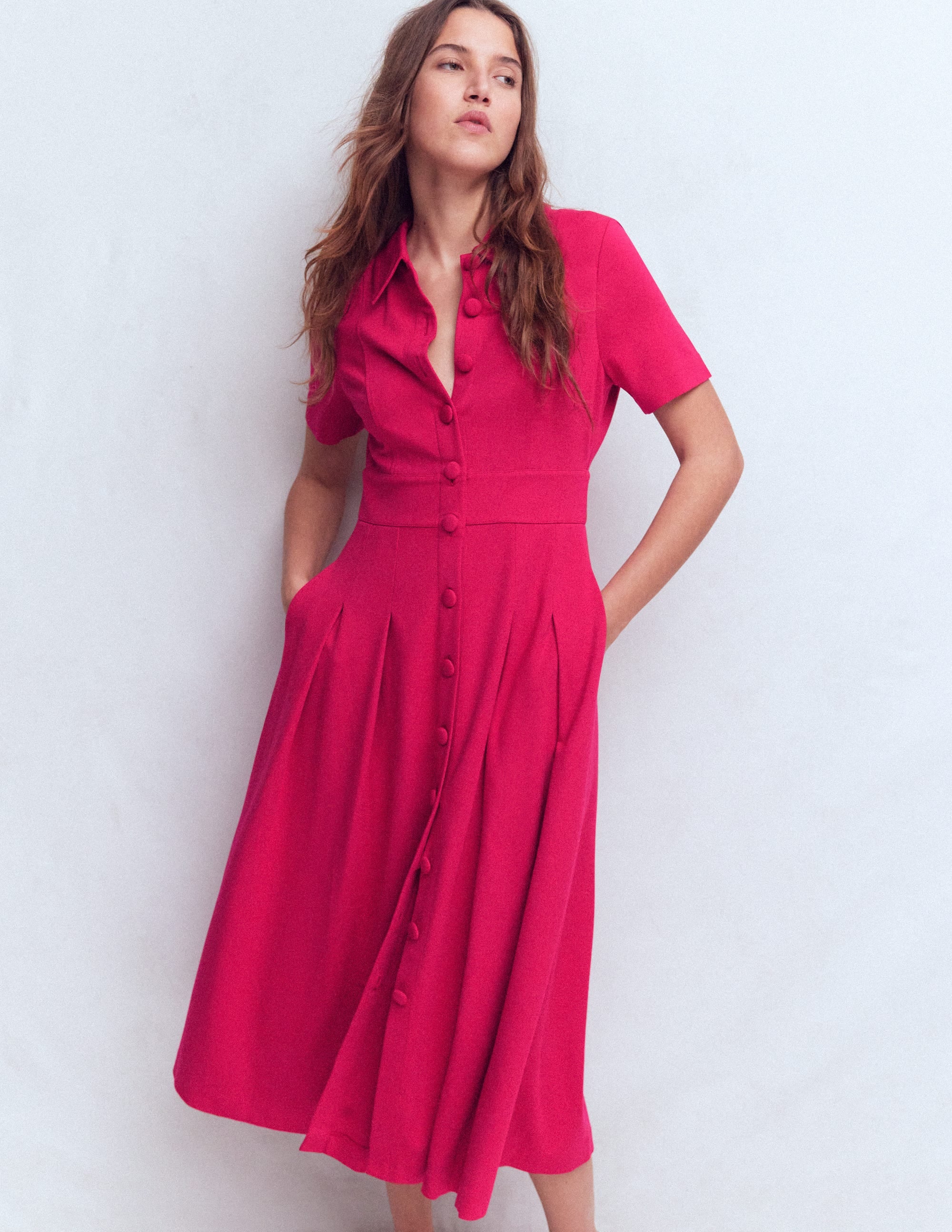 Robe-chemise Bridget en point de Rome-Grenade - Image 4