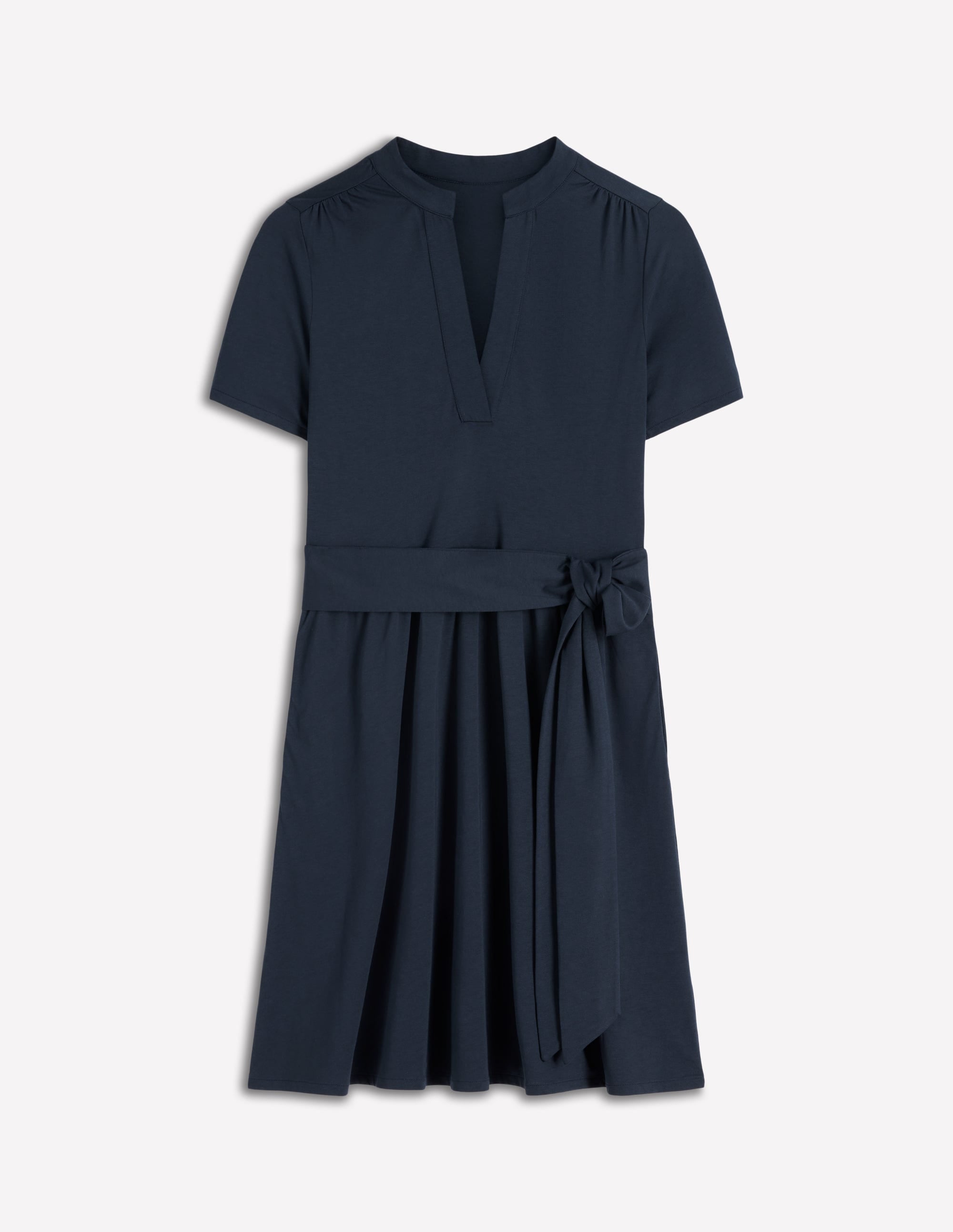 Daisy Ausgestelltes Jerseykleid-Marineblau - Image 5