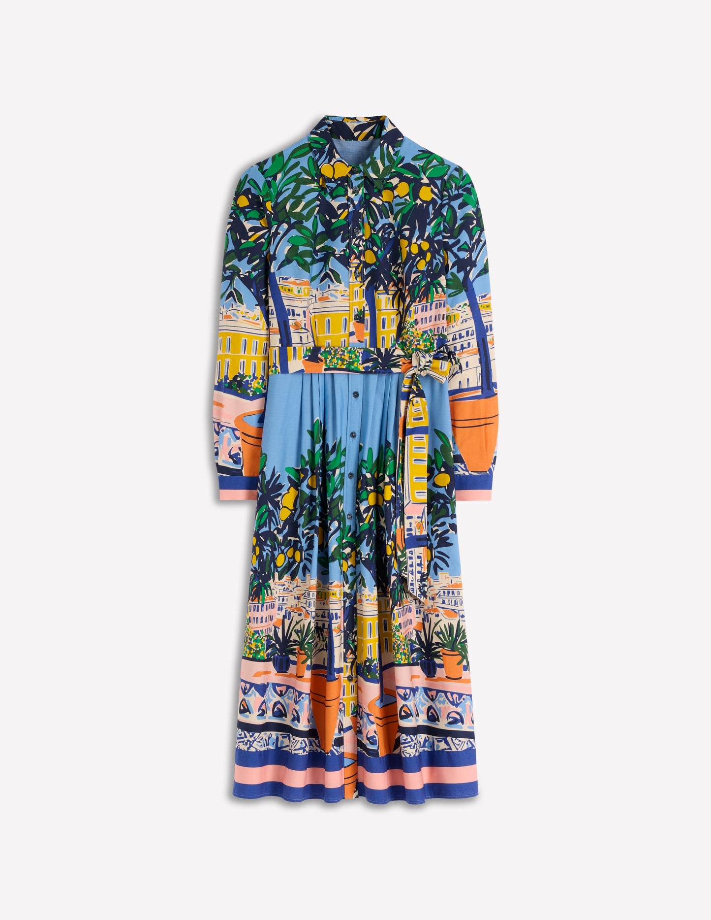 Alexa langärmliges Midikleid-Bunt, Szene