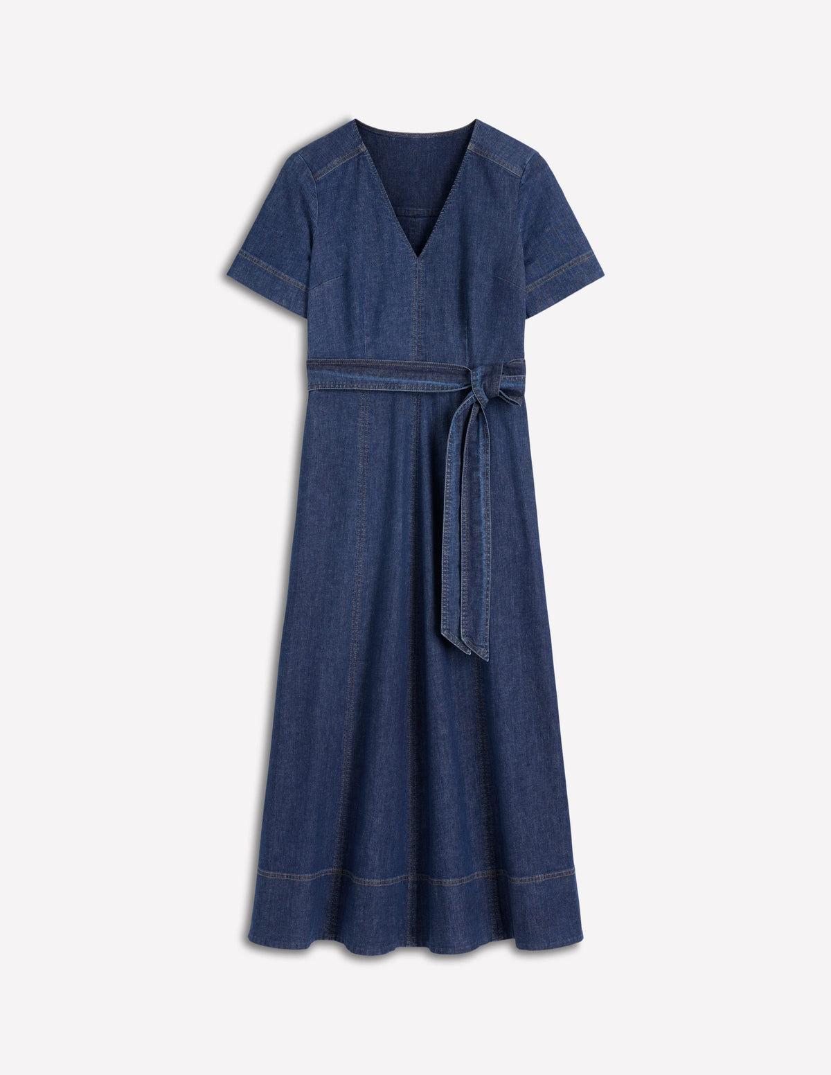 Jeanskleid mit V-Ausschnitt-Medium Vintage - Image 6