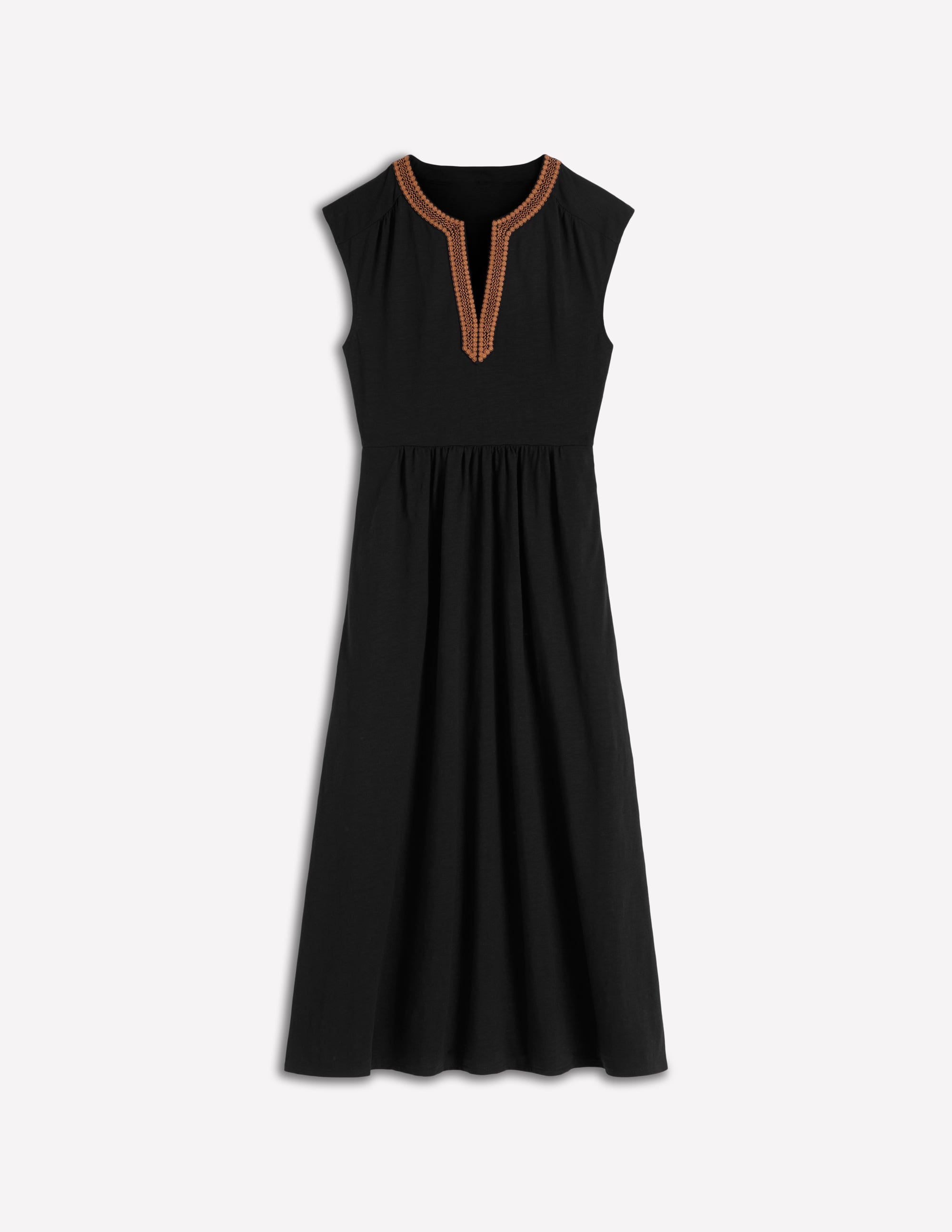 Robe midi May en jersey-Noir - Image 5