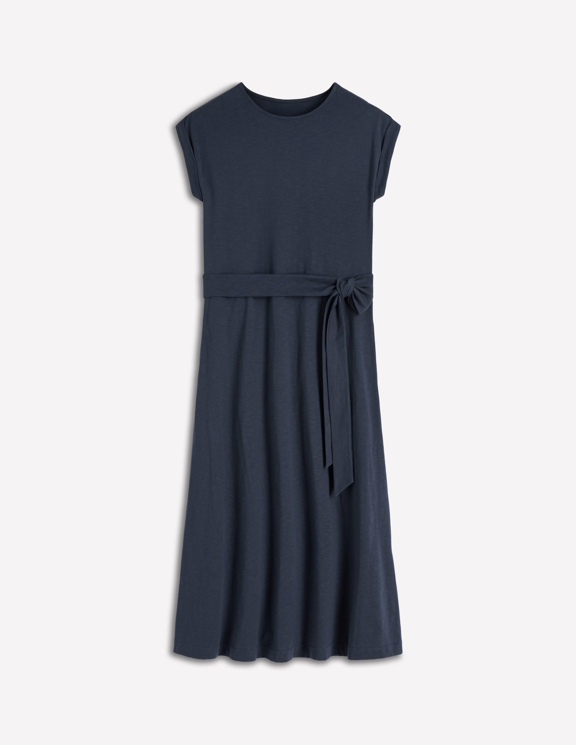 Eve Jersey-Midikleid-Marineblau-6