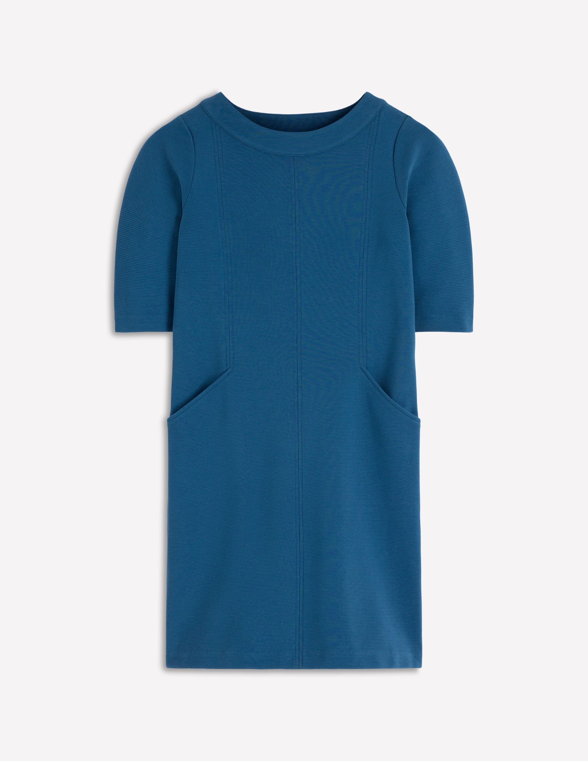 Robe droite Nessa en ottoman-Bleu tourmaline - Image 5