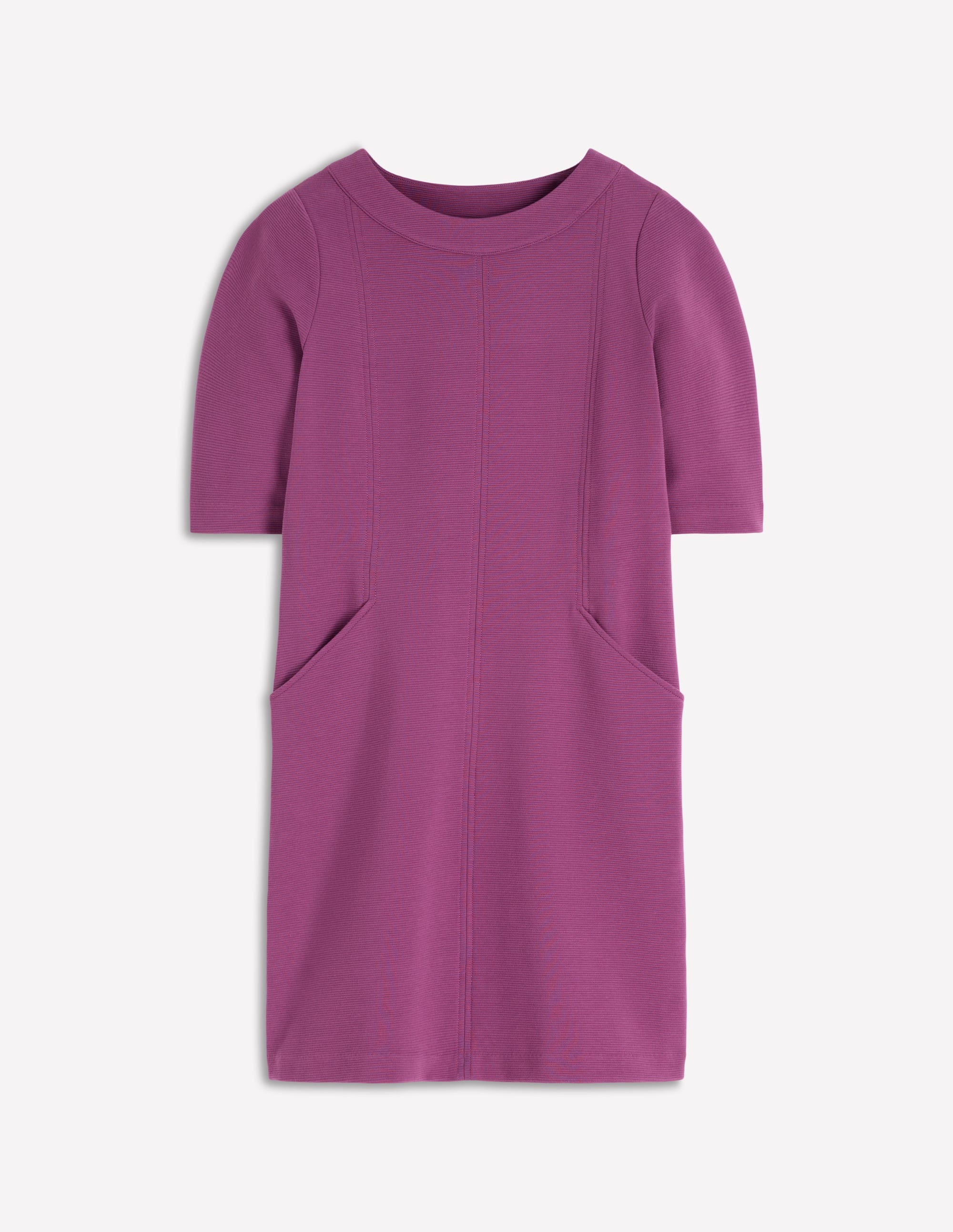 Robe droite Nessa en ottoman-Prune - Image 5