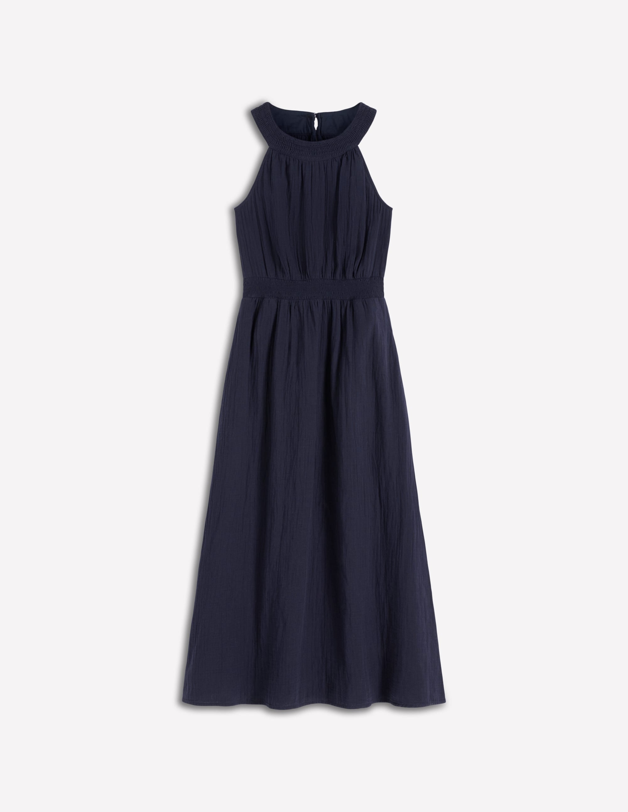 Robe Daphne double-étoffe-Bleu marine - Image 5