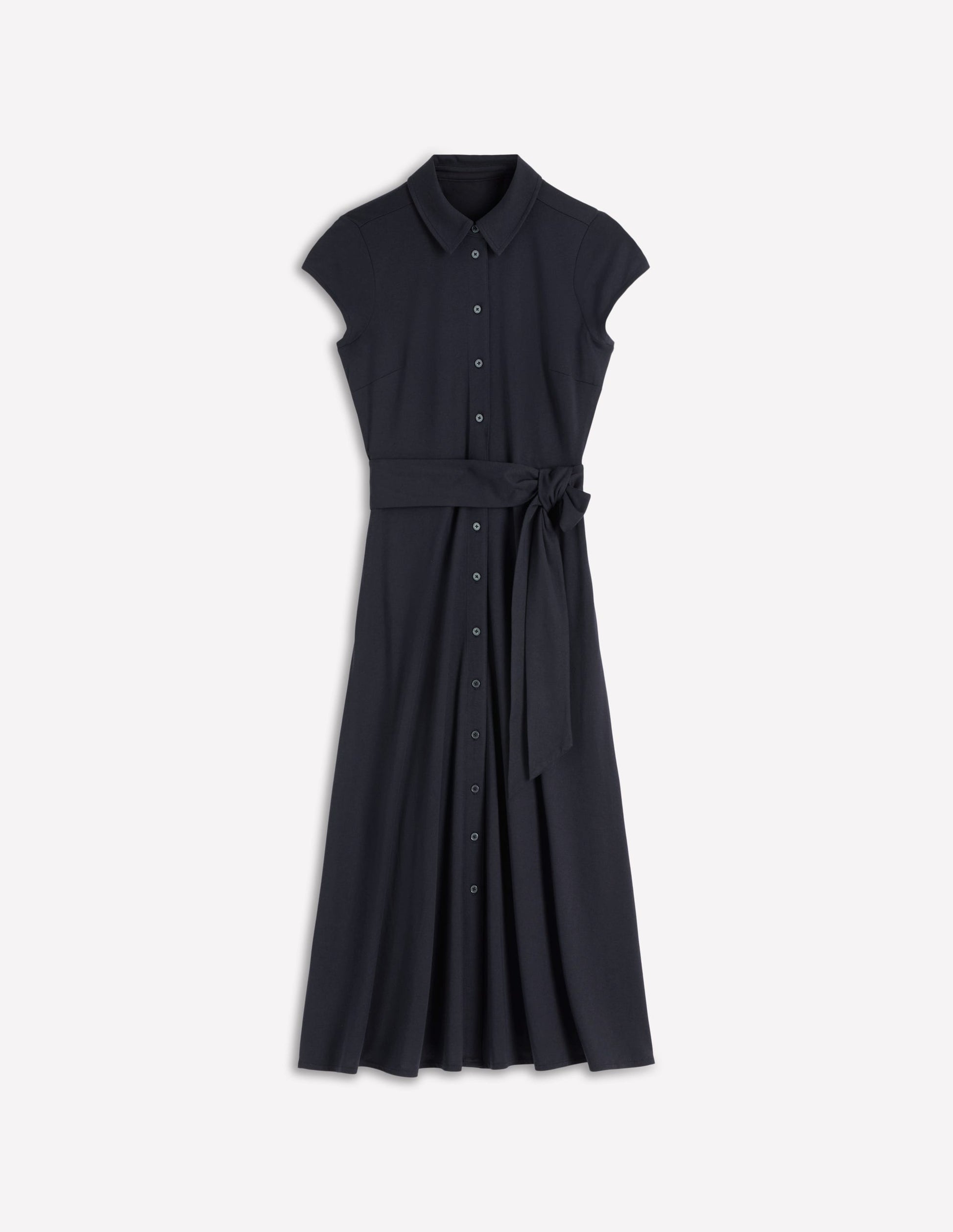 Marcia Jersey Dress-Navy-6