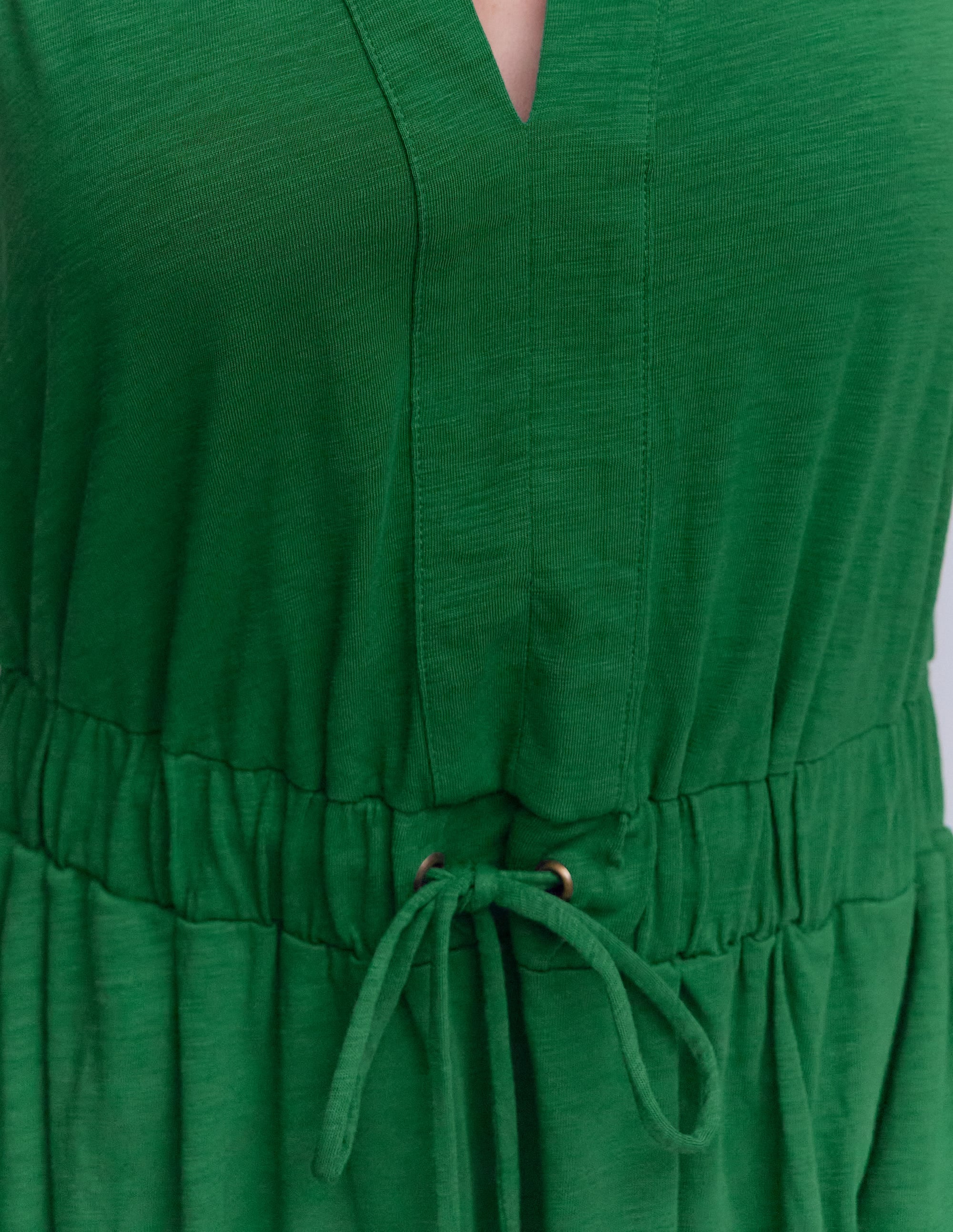 Delphine Jersey-Midikleid-Frisches Grün - Image 2