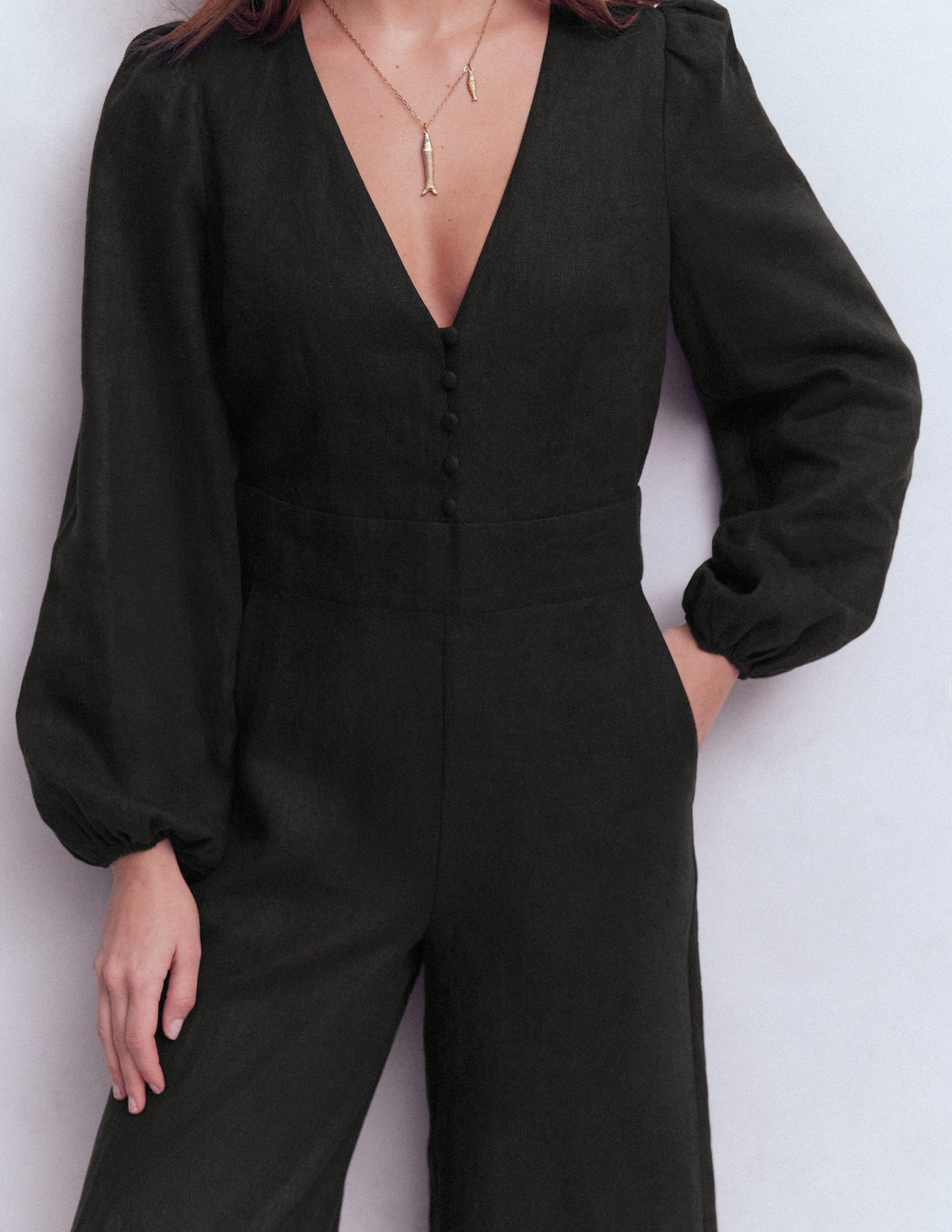 Lola Leinen-Jumpsuit-Schwarz-2