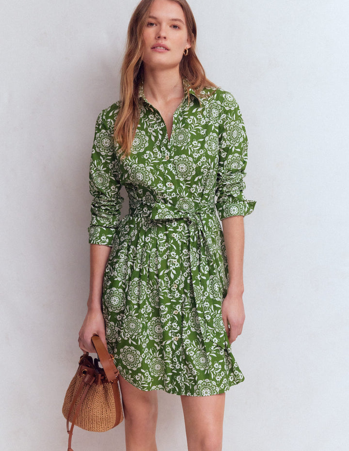 Women's Long Sleeve Green Dresses | Boden EU Women's Long Sleeve Green Dresses | Boden EU