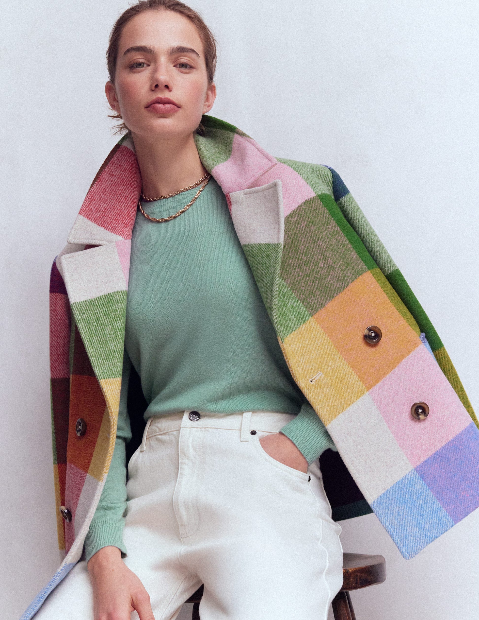 Eva Kaschmirpullover mit Rundhalsausschnitt-Seladonblau-1