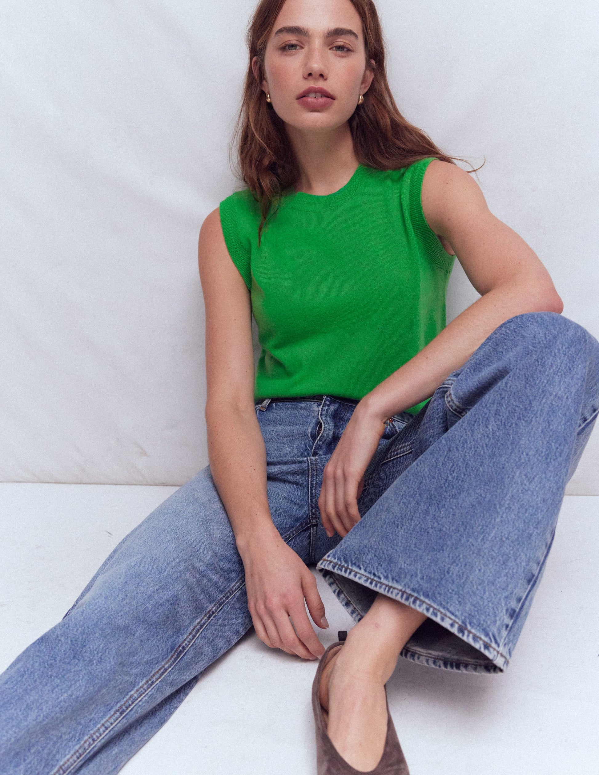 Eva Kaschmir-Pullunder-Baumgrün-1